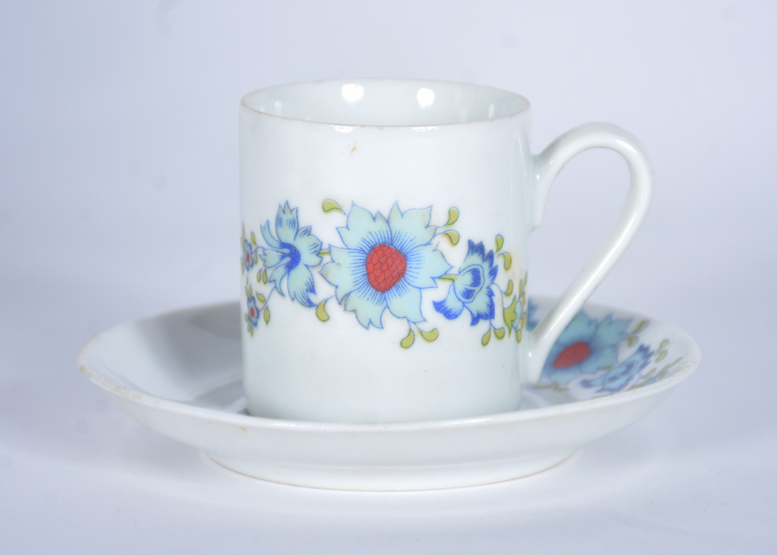 Serviço de café de porcelana Real decorado com flores em policromia... - foto 4 de 11