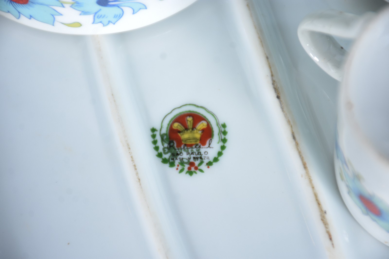 Serviço de café de porcelana Real decorado com flores em policromia... - foto 10 de 11