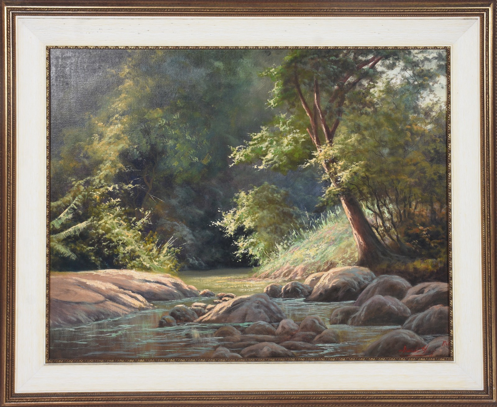 Benedito Luizi (1933-2010), Paisagem com riacho - foto 2 de 6