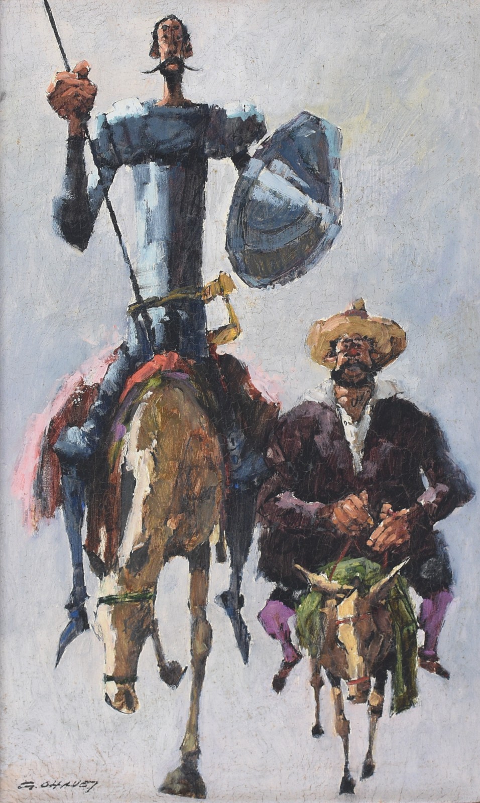 Dom Quixote e Sancho Pança - foto 1 de 6