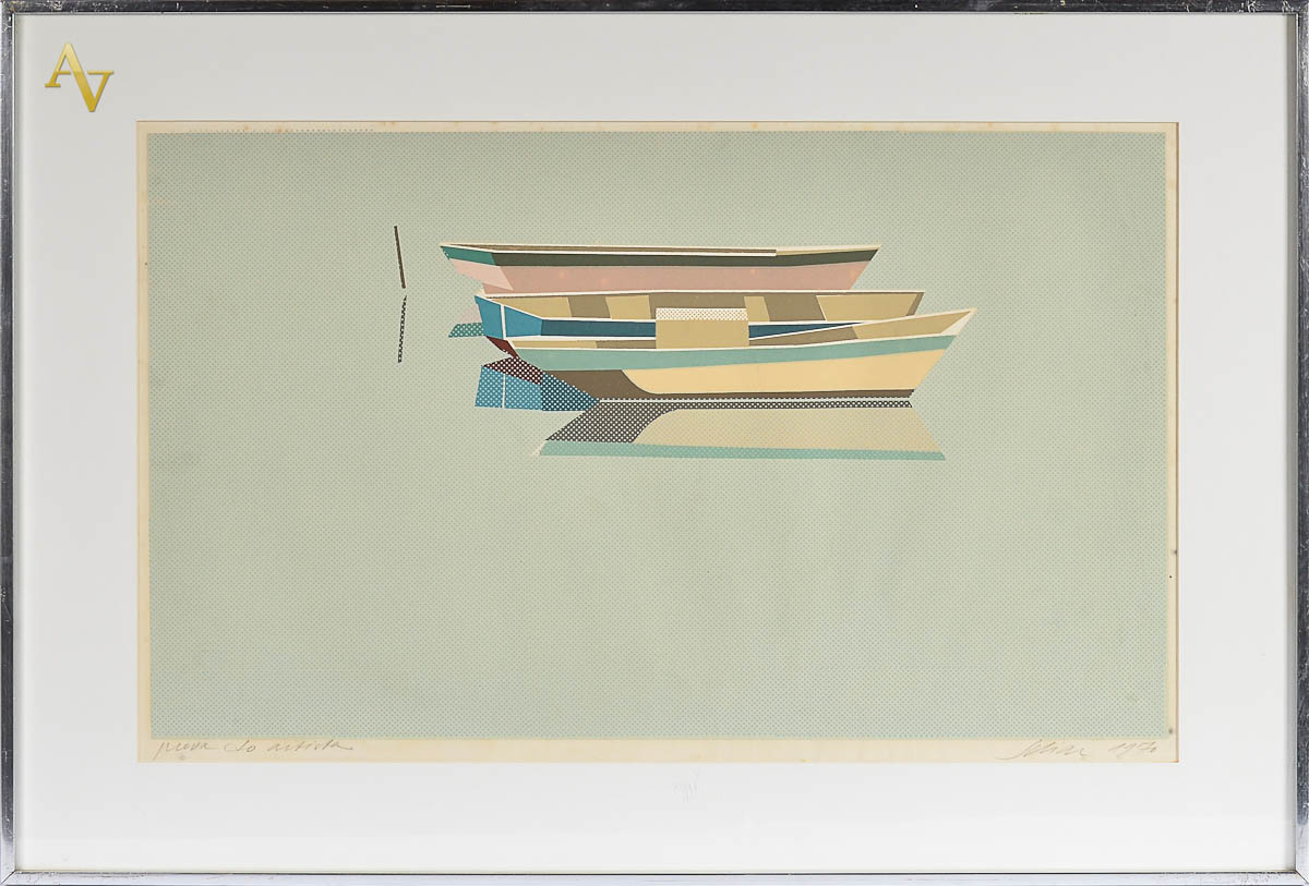 SCLIAR - barco - serigrafia P.A - 63 x 39.