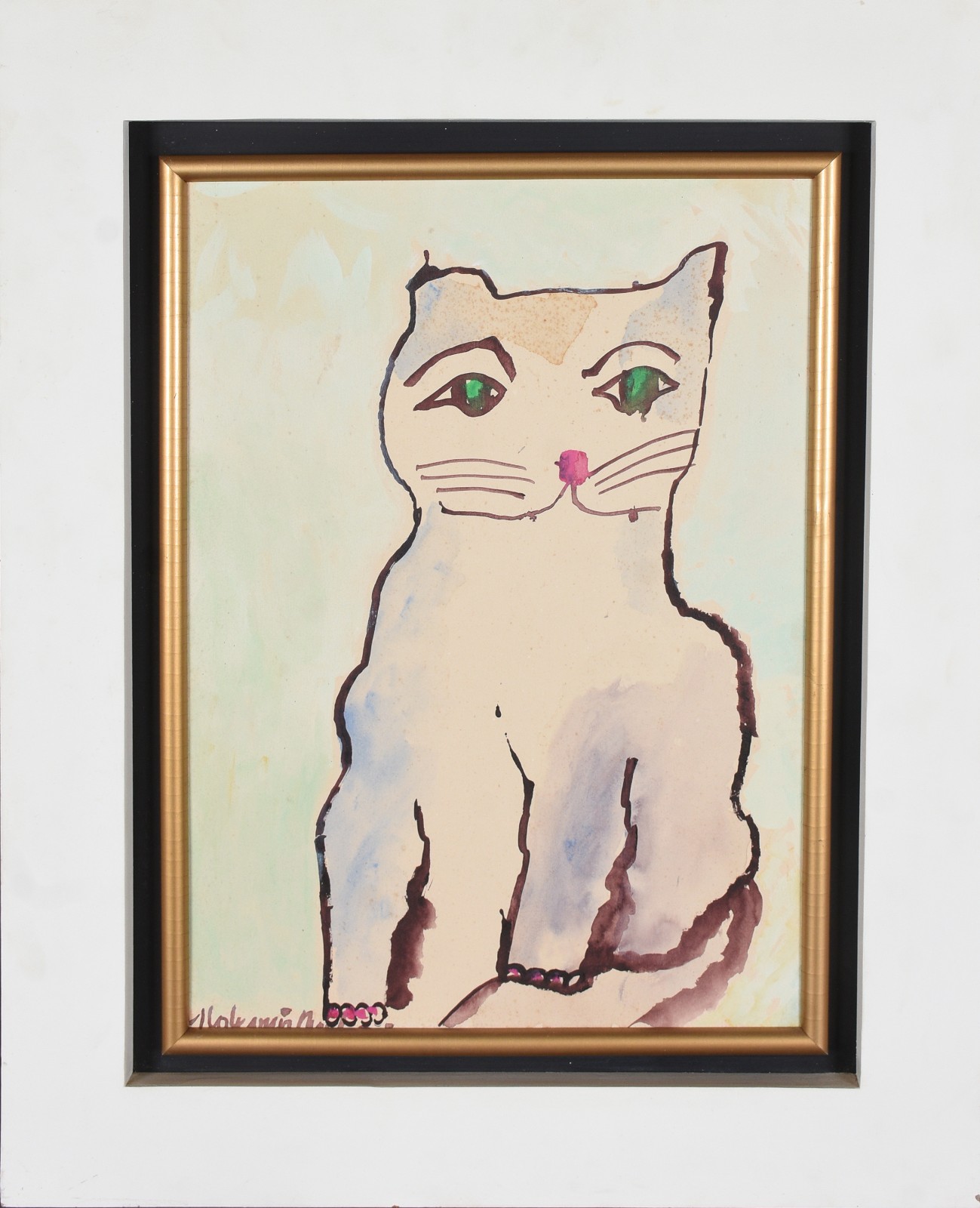 Aldemir Martins (1922-2006), Gato Branco - foto 2 de 6