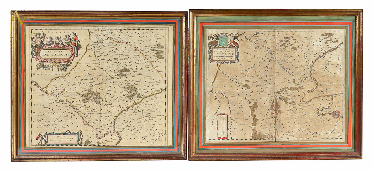 Quatro mapas, med.externa 56 x 65 cm. - foto 1 de 2