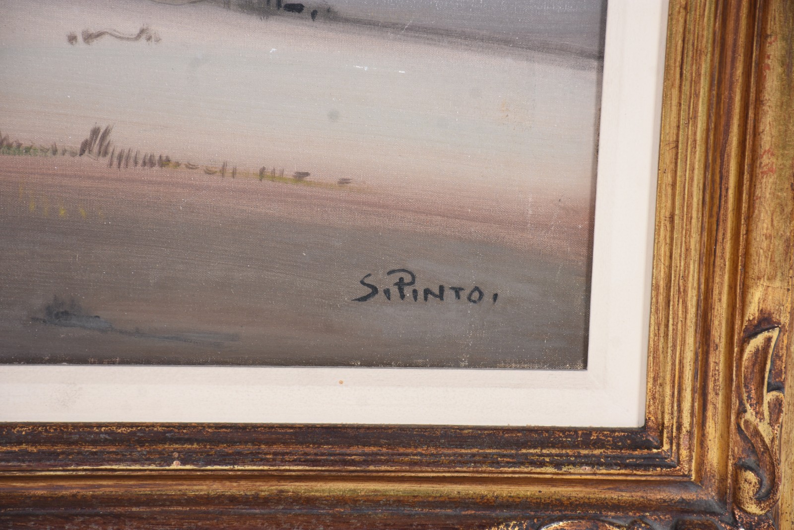 Sylvio Pinto (1918-1997), Marinha com Barco - foto 3 de 8