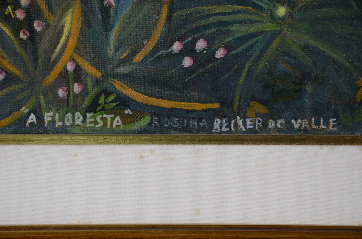ROSINA BECKER DO VALLE (1914 - 2000) - Floresta - ost - 52 x 64 - foto 3 de 5