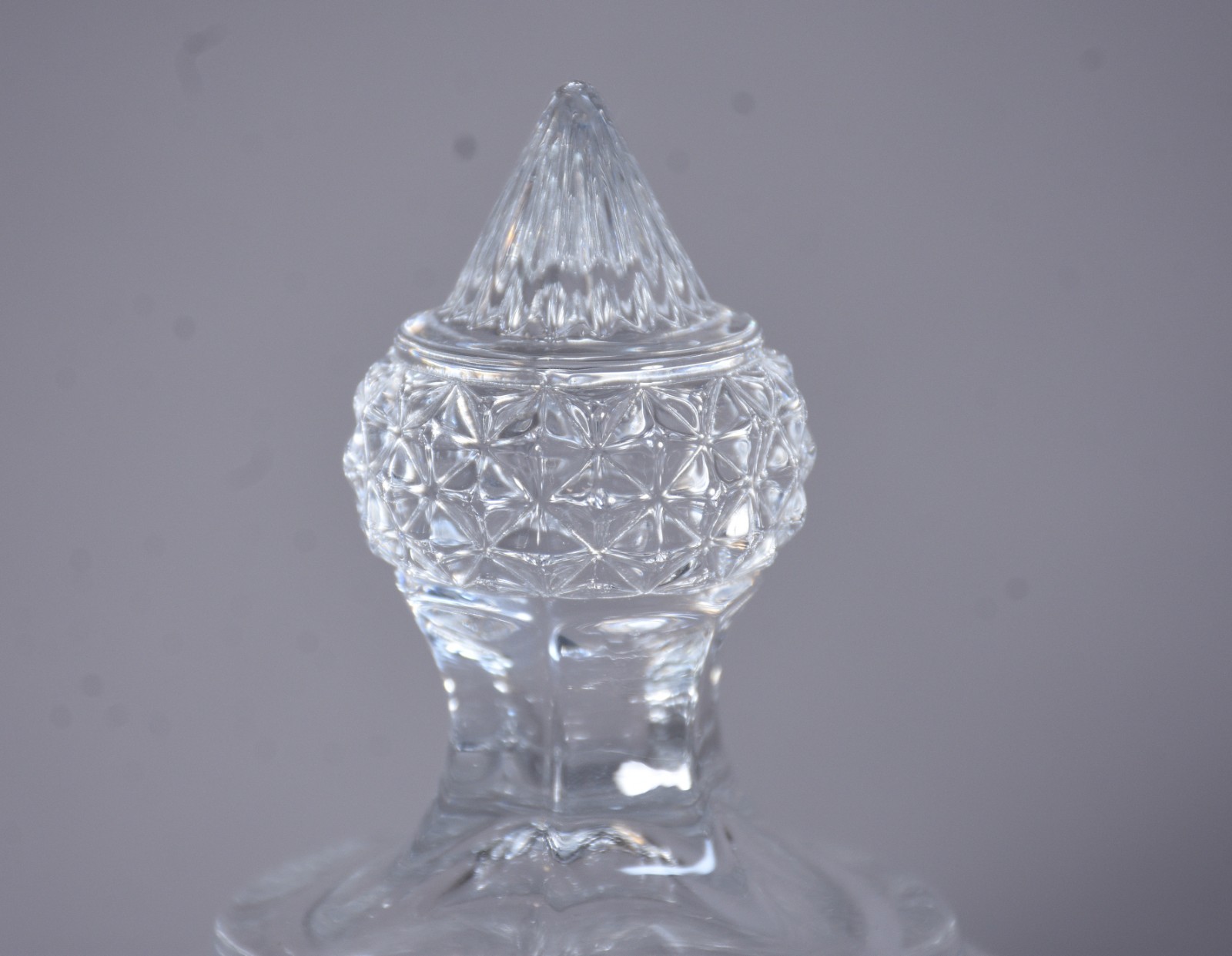 Compoteira em demi cristal de pé alto. - foto 3 de 10