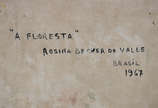ROSINA BECKER DO VALLE (1914 - 2000) - Floresta... - ROSINA BECKER DO VALLE (1914 - 2000) - Floresta - ost - 52 x 64