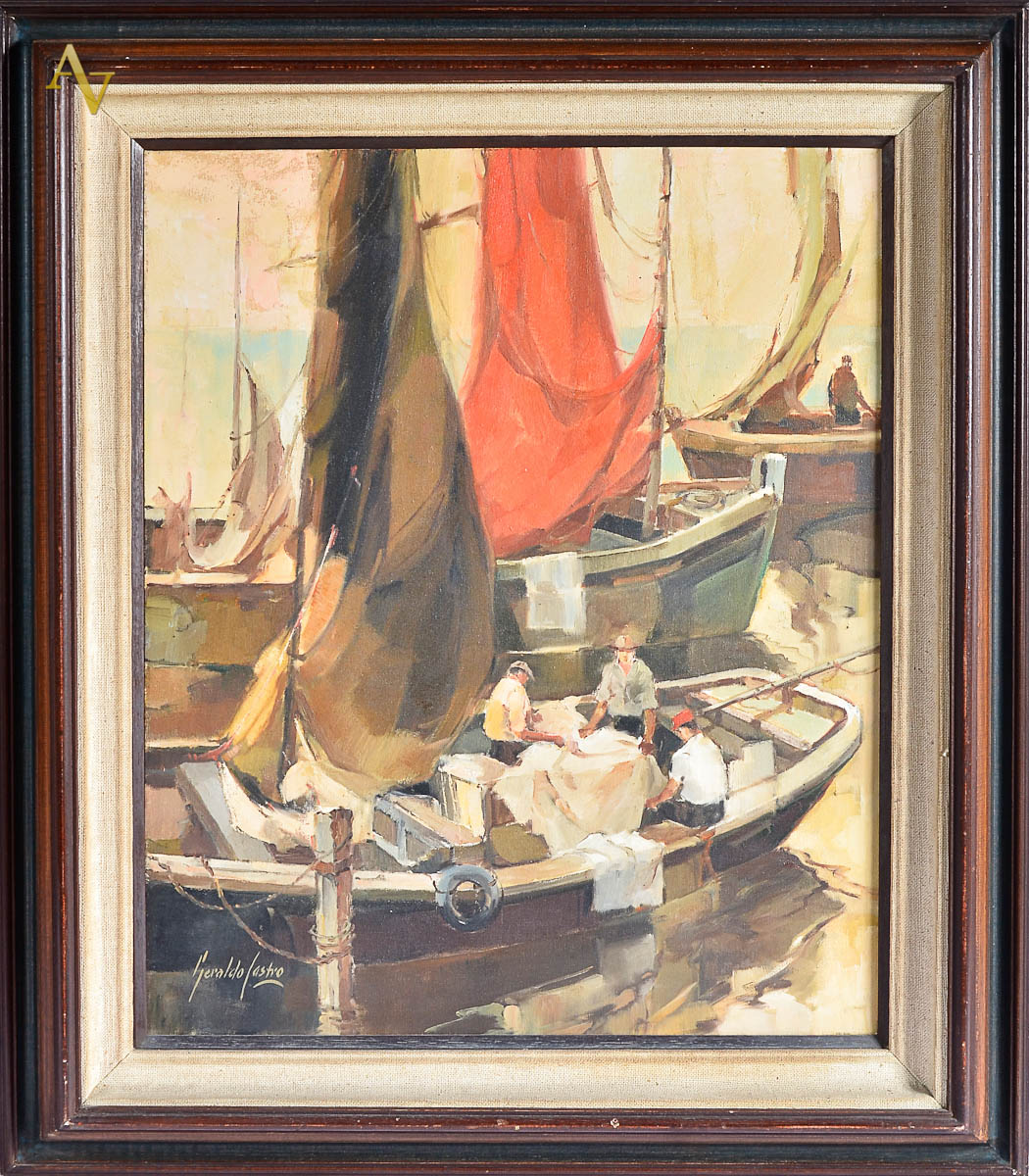 GERALDO CASTRO - Marinha - ost - 1984 -61 x 50.