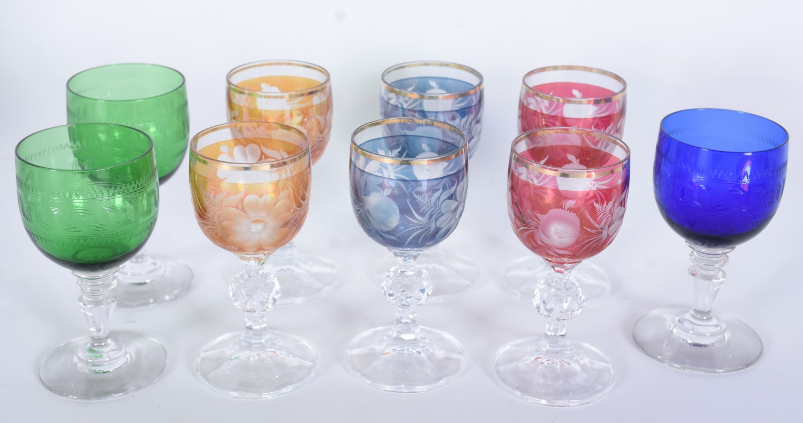 Diversas peças de cristal, sendo: garrafa lapidação tijolinho doublé... - foto 5 de 10