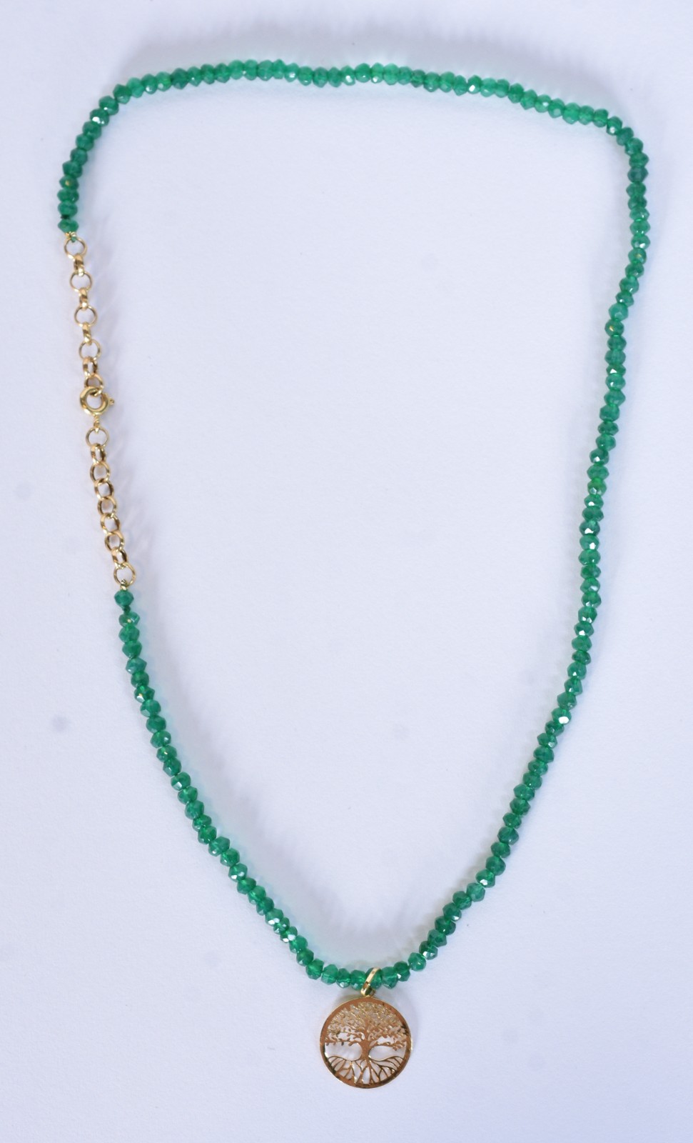 Cordão com fecho, complementos e pingente em ouro 18k., contraste 750... - foto 1 de 8