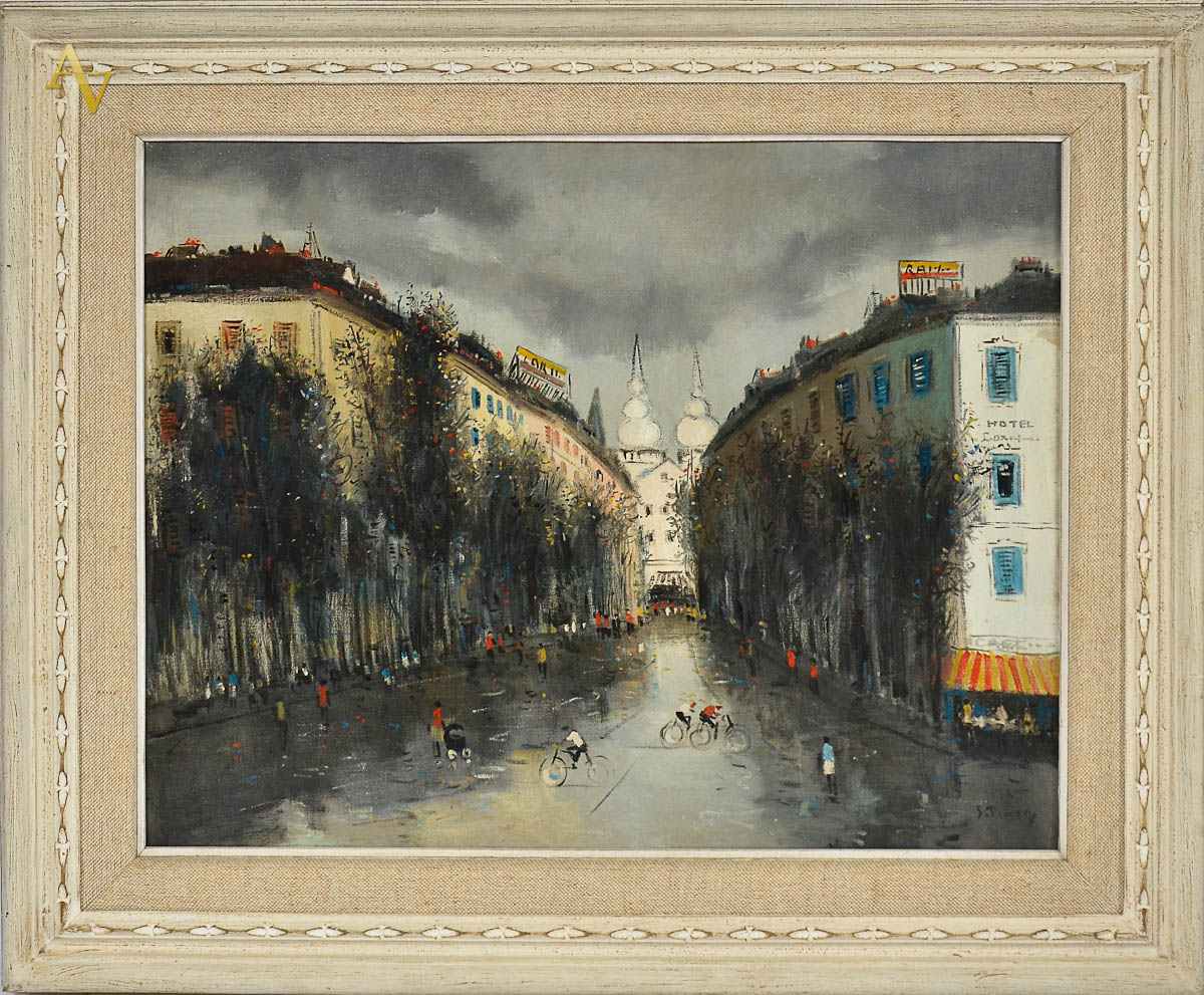 SILVIO PINTO - Paris - ost - 64 x 81.
