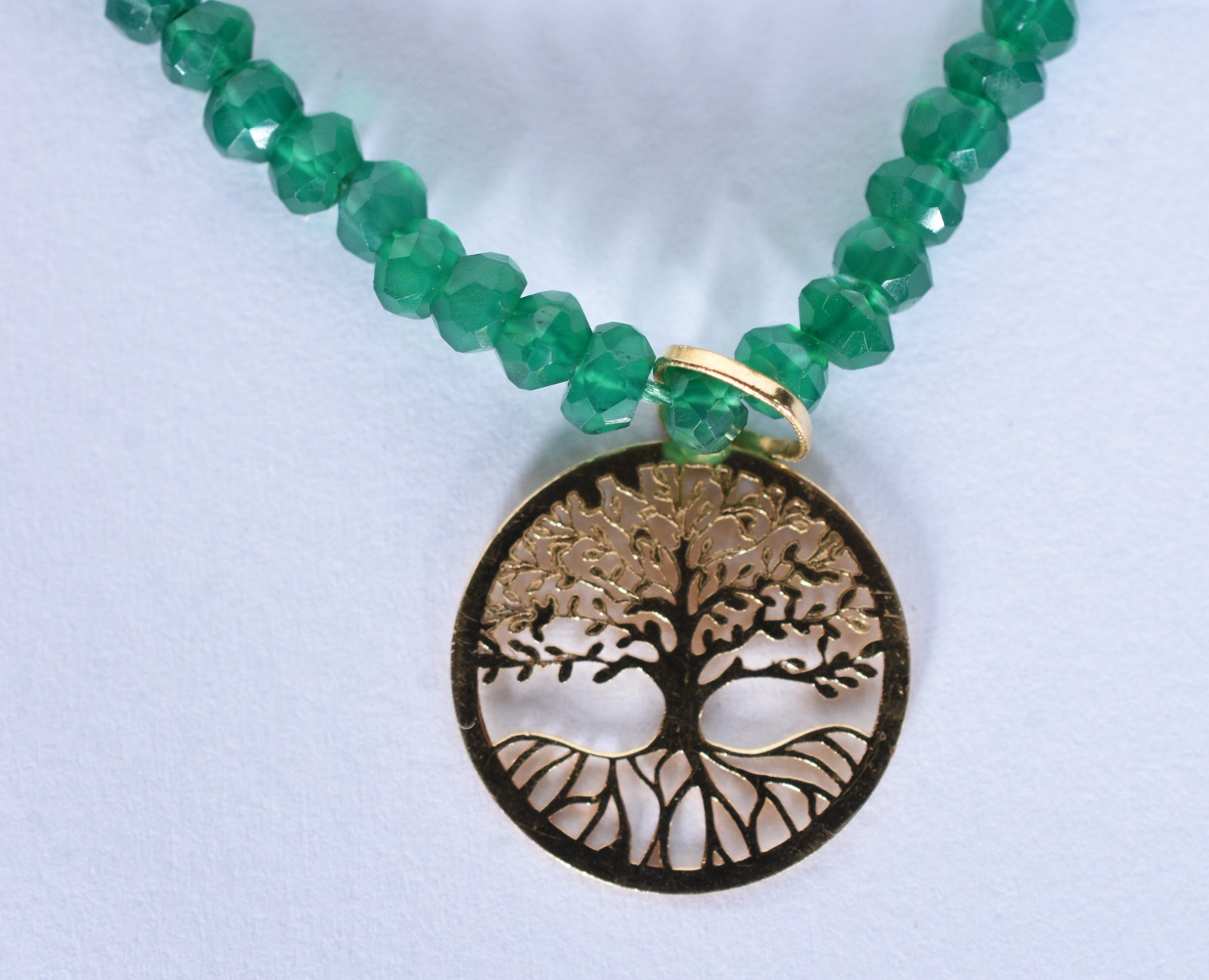 Cordão com fecho, complementos e pingente em ouro 18k., contraste 750... - foto 3 de 8