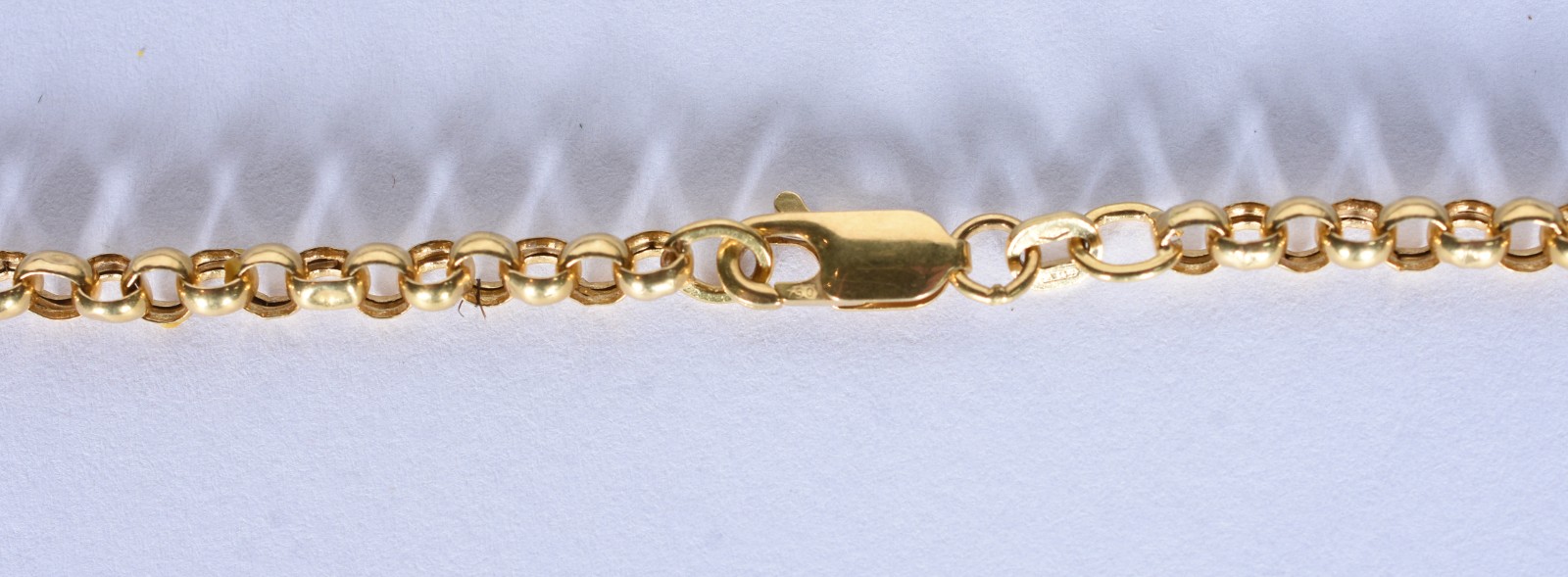 Corrente de ouro 18k. contraste 750 mls, élos portugueses, fecho... - foto 4 de 4