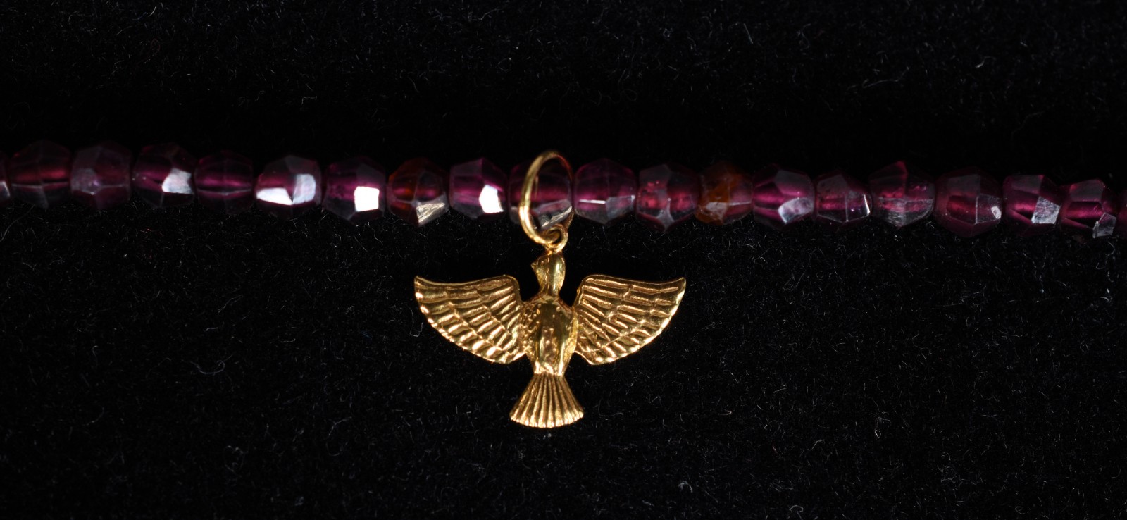 Colar com fecho, complementos e pingente de ouro 18k,, contraste 750... - foto 2 de 10