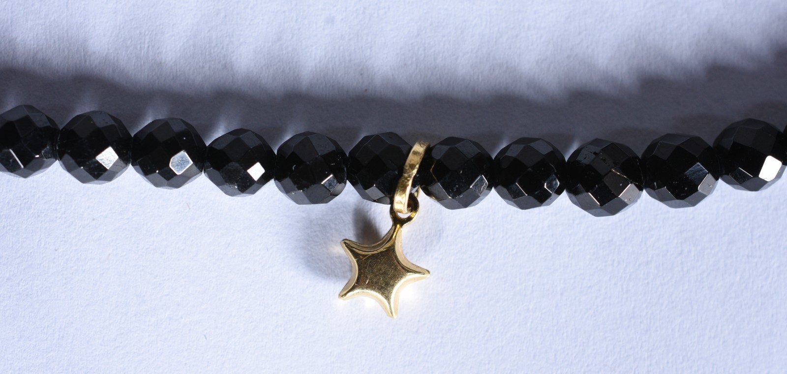 Colar com fecho, complementos e pingente de ouro 18k, contraste 750... - foto 2 de 6