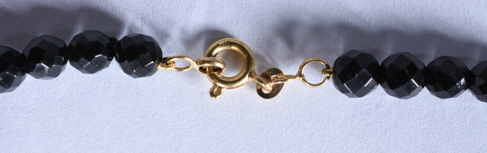 Colar com fecho, complementos e pingente de ouro 18k, contraste 750... - foto 5 de 6
