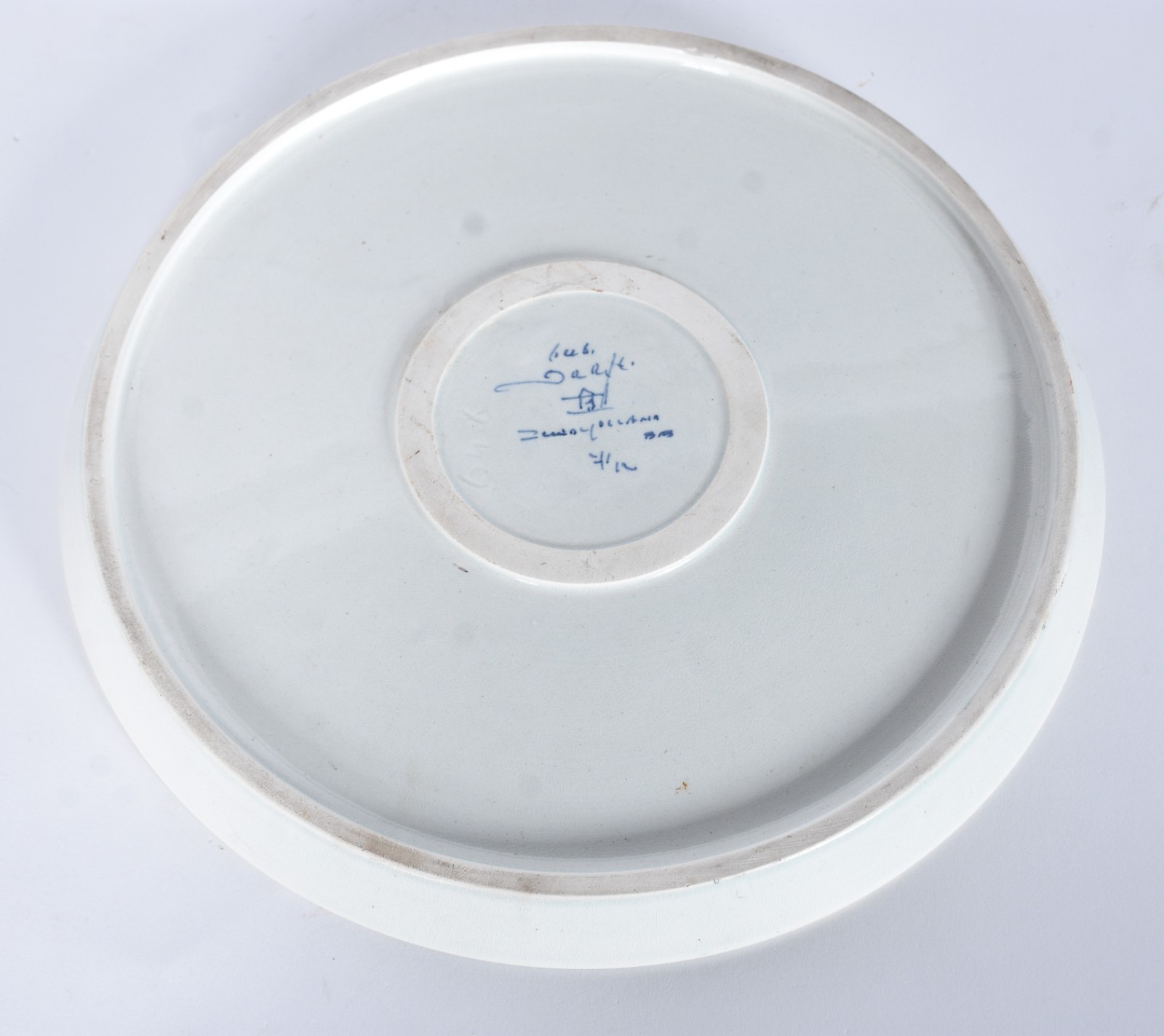 Prato de porcelana holandesa decorada com veleiro, moinhos e... - foto 6 de 6