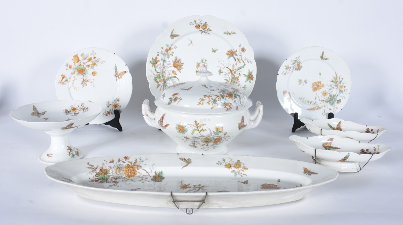 Parte de serviço de jantar de porcelana francesa Velho Paris... - foto 1 de 6