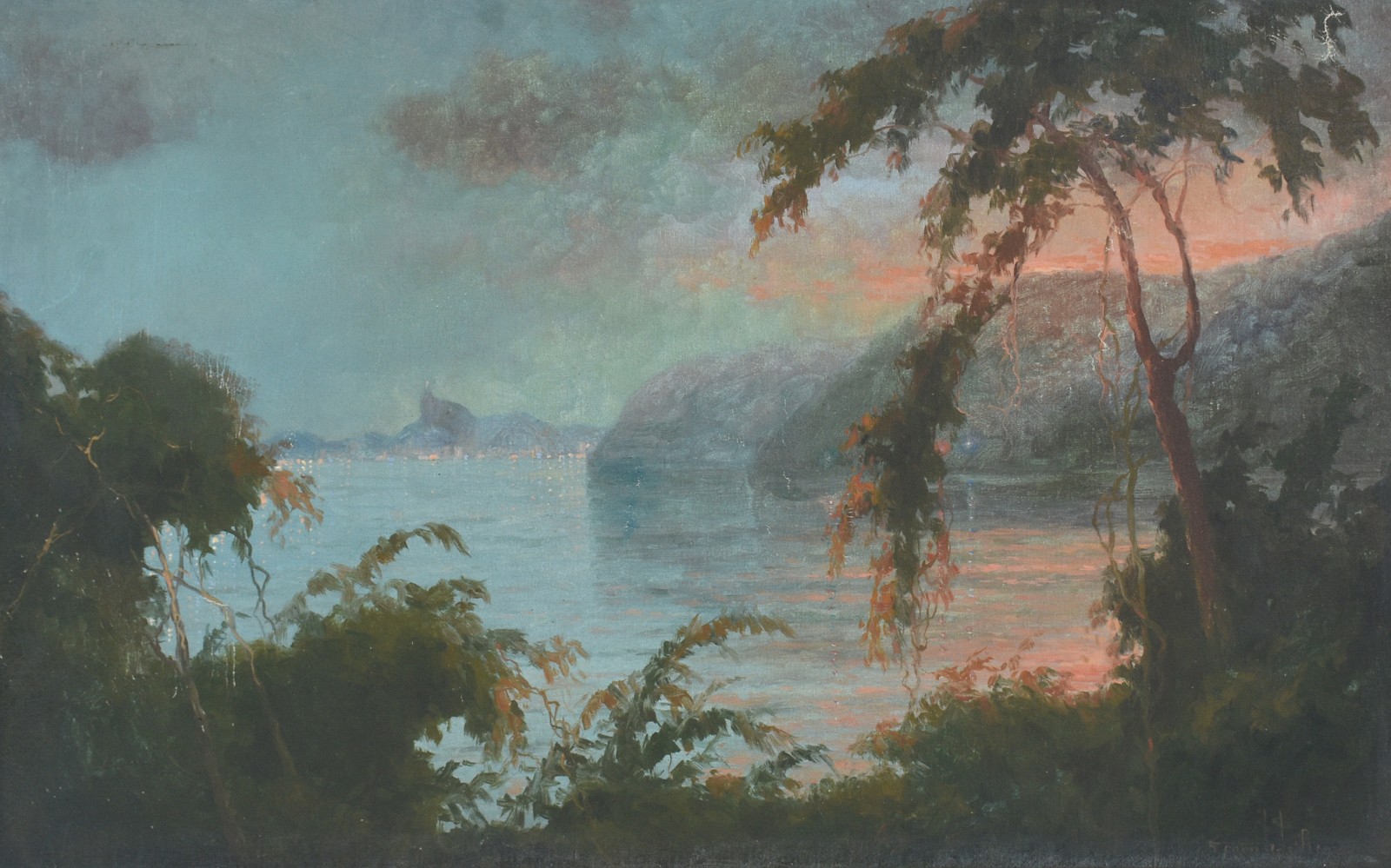 Francisco Coculilo (1893-1971), Paisagem do Rio de Janeiro - foto 1 de 4