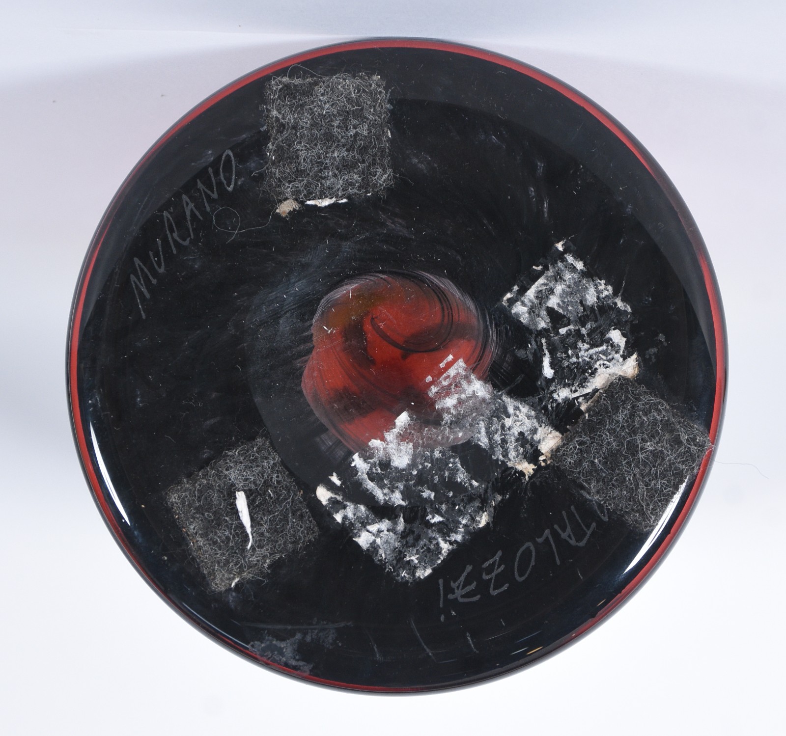 Vaso de murano italiano mesclado, assinado na base. - foto 4 de 6