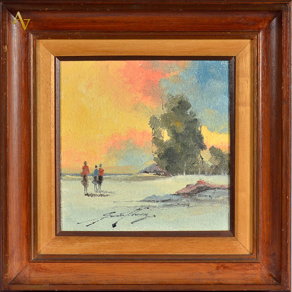 SANSÃO PEREIRA - Paisagem - ost - 30 x 30.