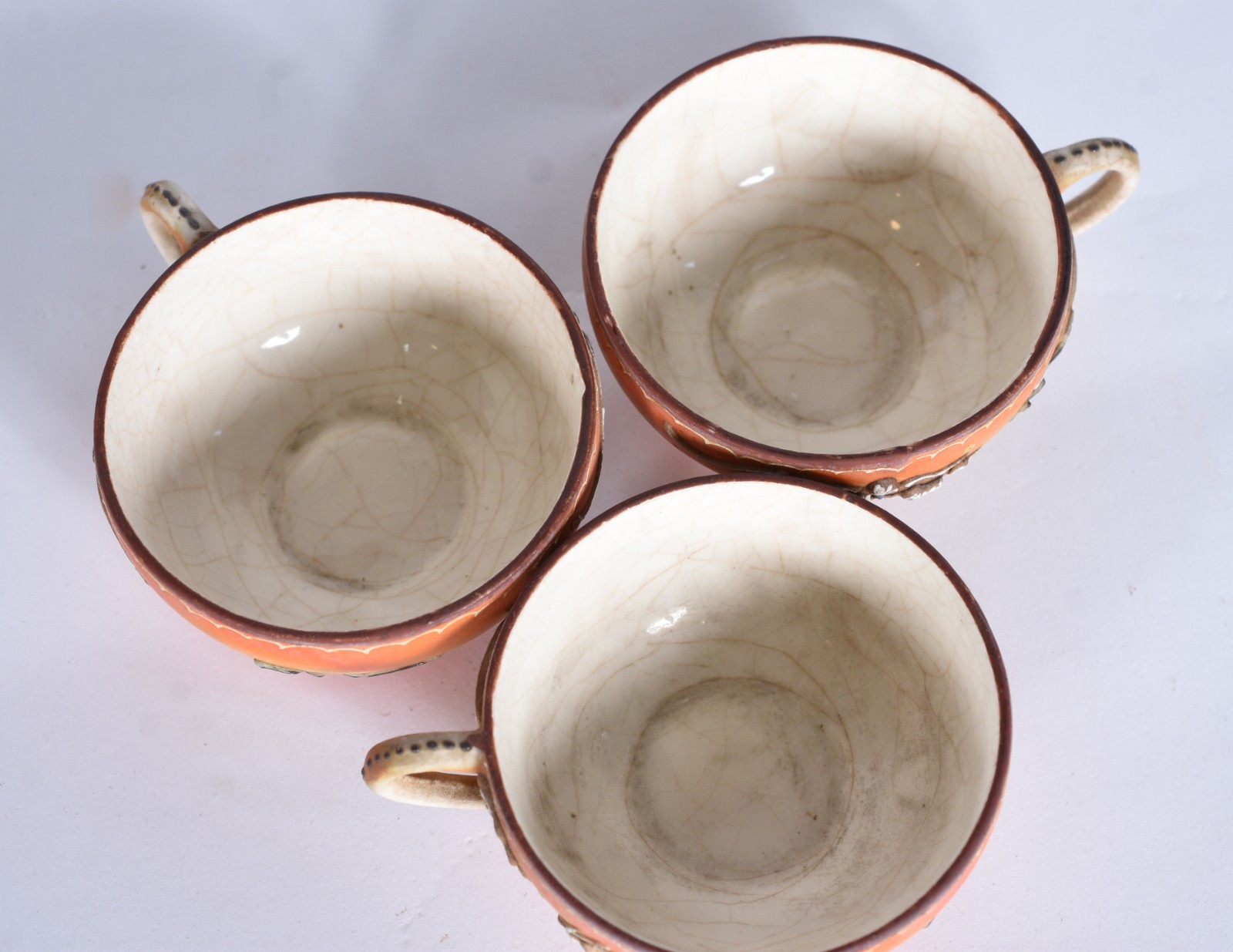 Serviço de porcelana oriental para chá e café composto de: 4 xícaras... - foto 7 de 10