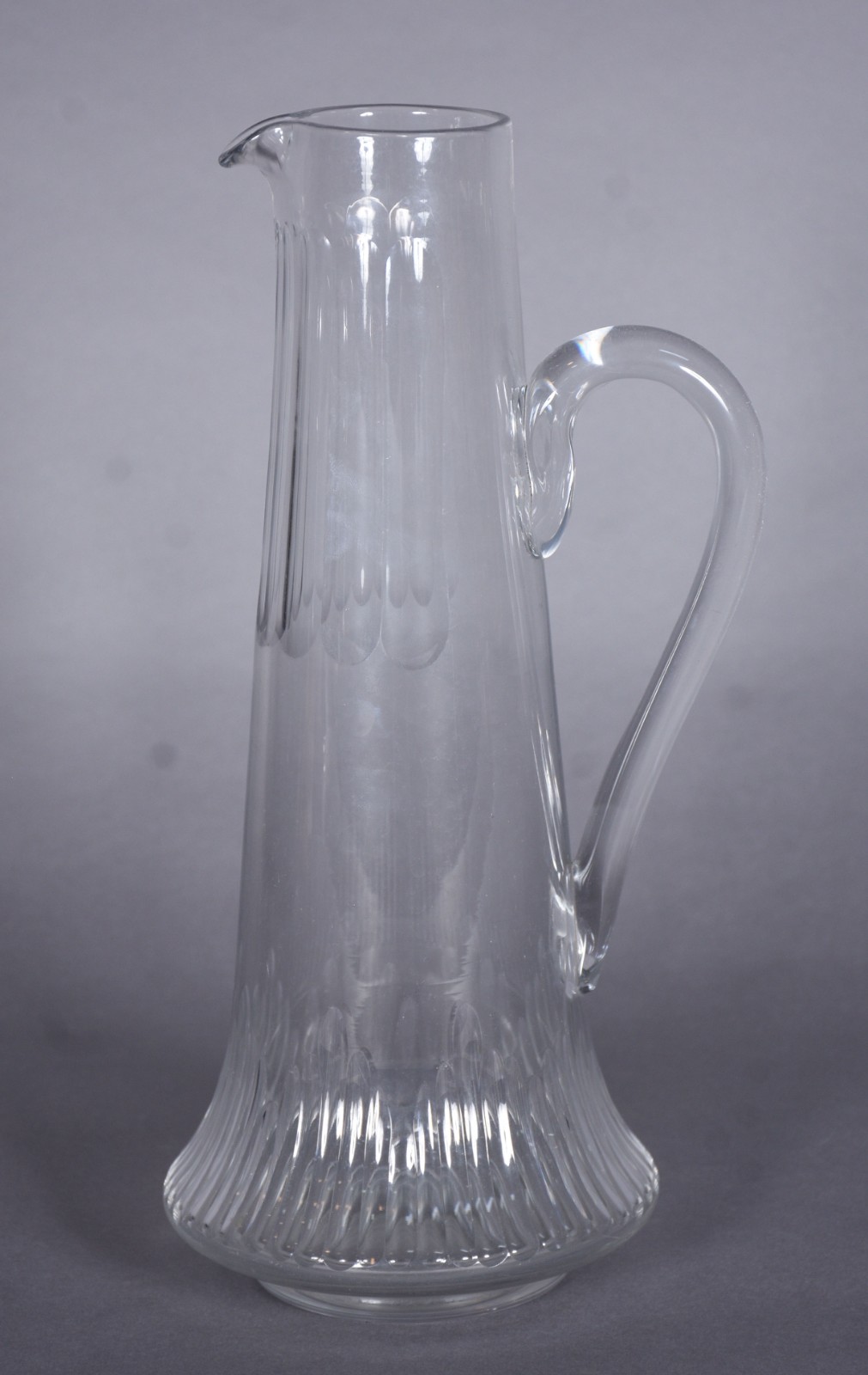 Jarra para água com alça de cristal europeu facetado. - foto 1 de 6