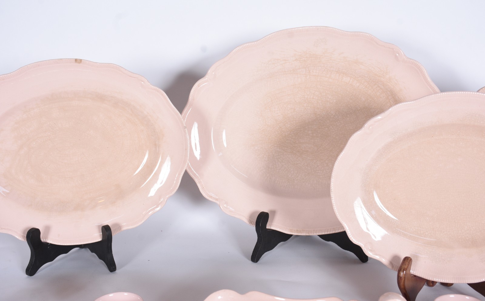 Serviço de jantar e café de faiança rosa J&G Meakin England composto... - foto 7 de 10