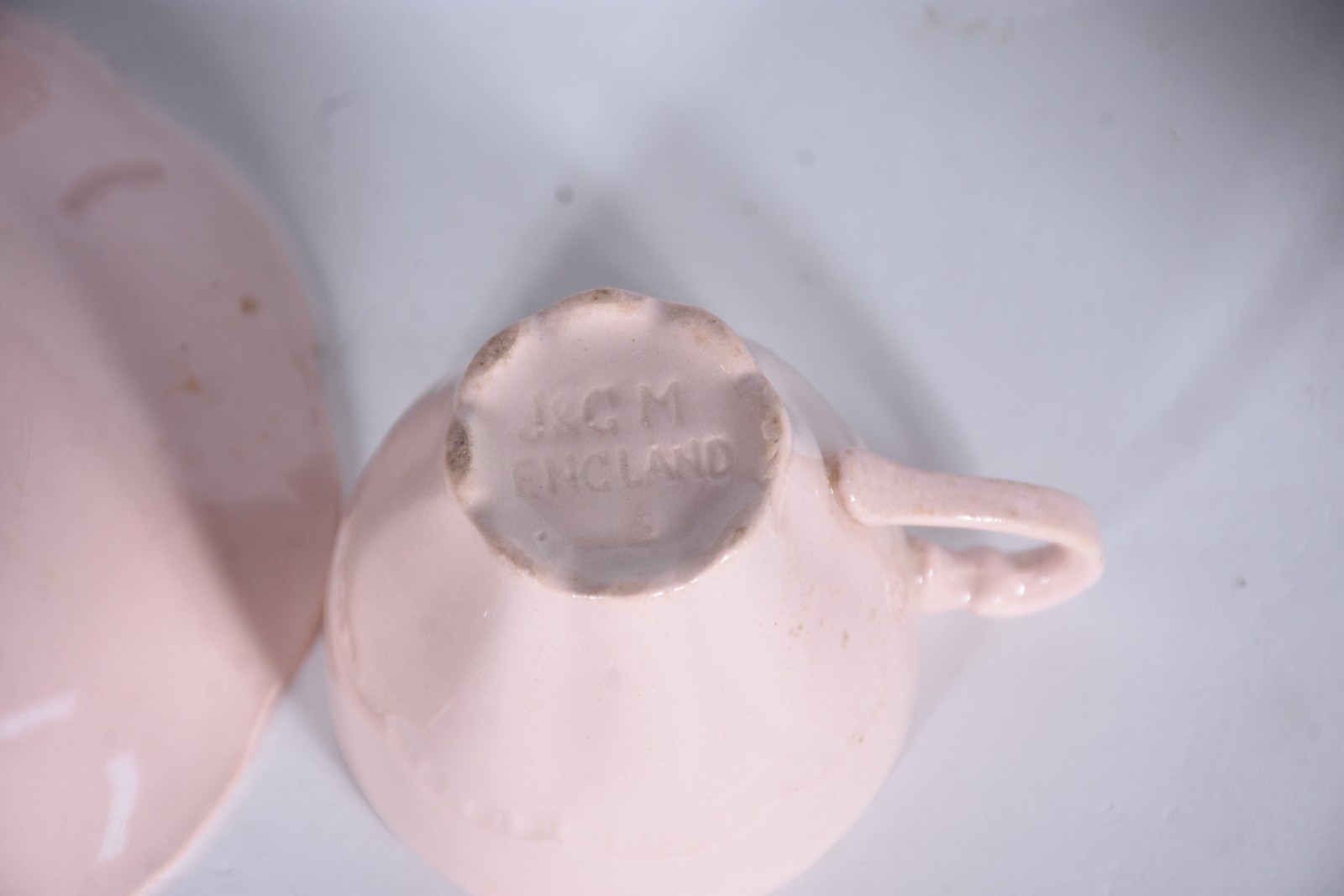 Serviço de jantar e café de faiança rosa J&G Meakin England composto... - foto 10 de 10