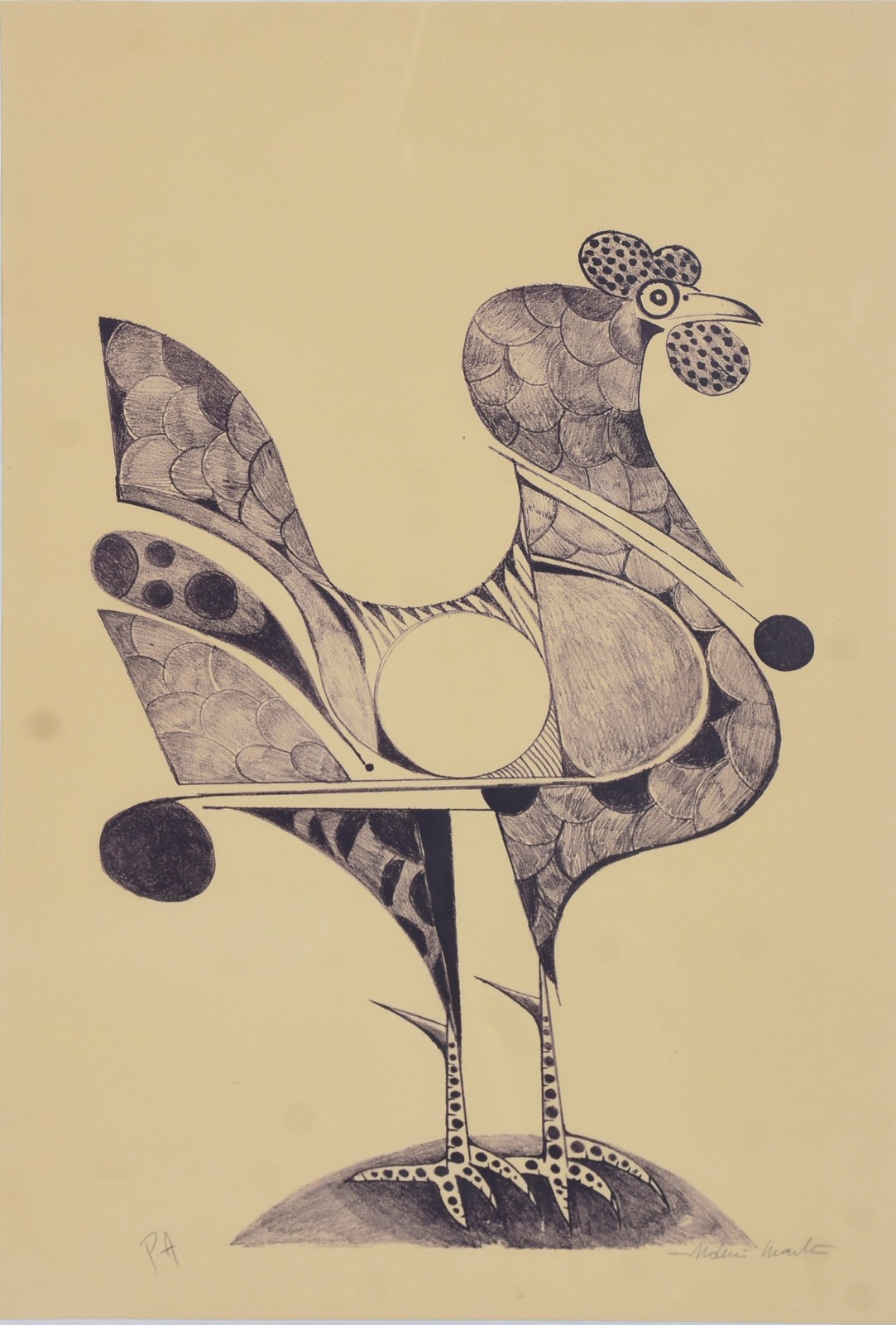 Aldemir Martins (1922-2006), Galo - foto 1 de 5