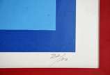 Silvio Oppenheim (1941-2012), Composição Azul - Serigrafia 27/100.