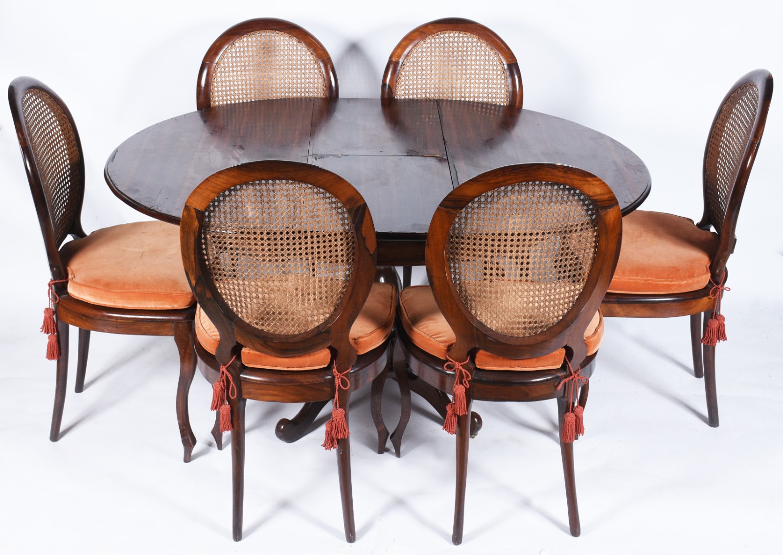 Mesa de jantar de madeira nobre, tabua extensora (55 cm x 38 cm)... - foto 1 de 11