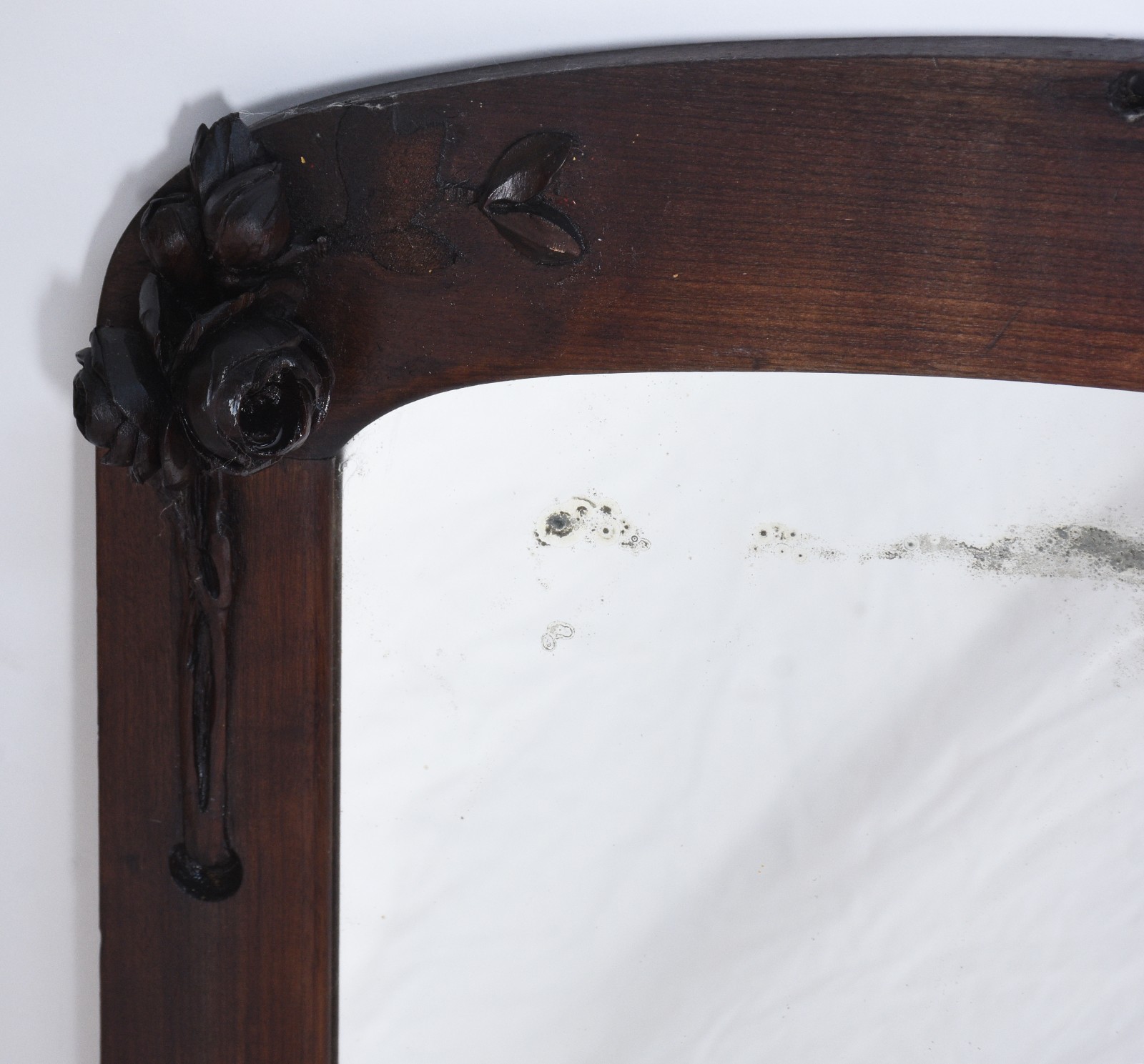 Espelho decorativo de parede com moldura de madeira, flores... - foto 4 de 5