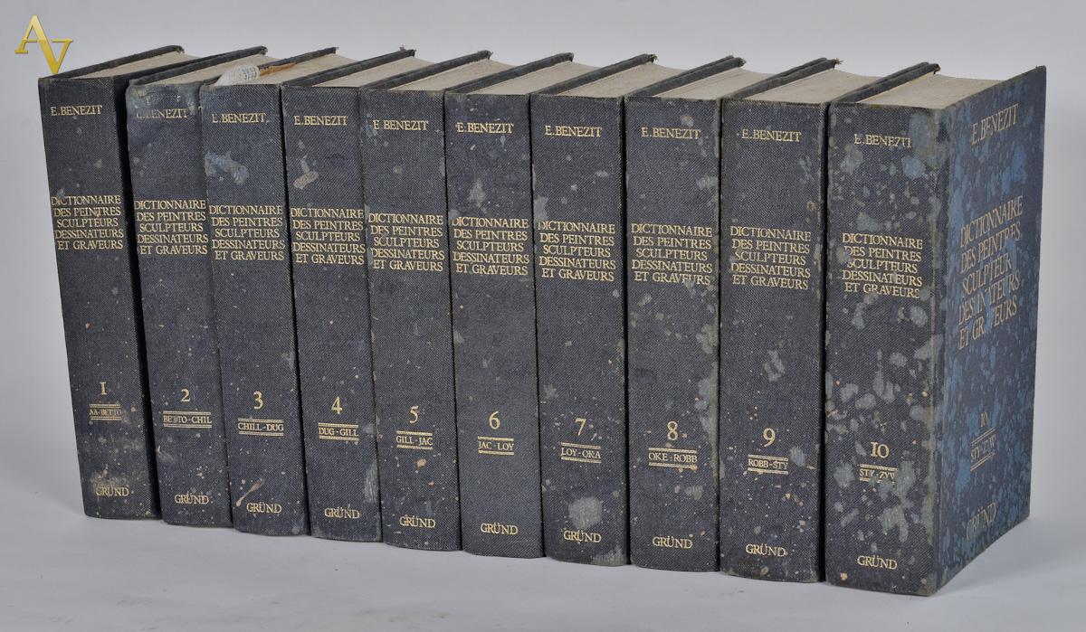Dicionário de Arte BENEZIT - com 10 volumes.