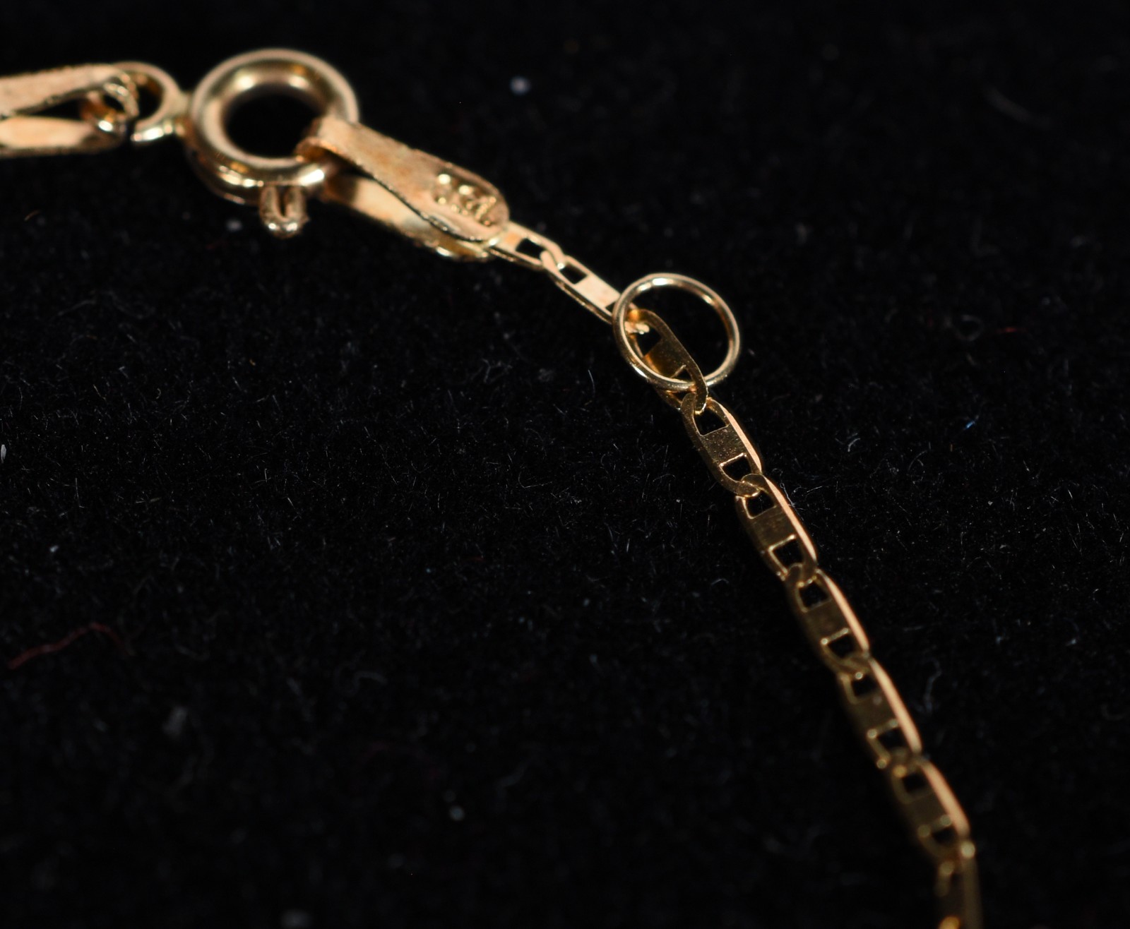 Pulseira de criança de ouro 18k para gravar o nome. (Por motivos de... - foto 4 de 5