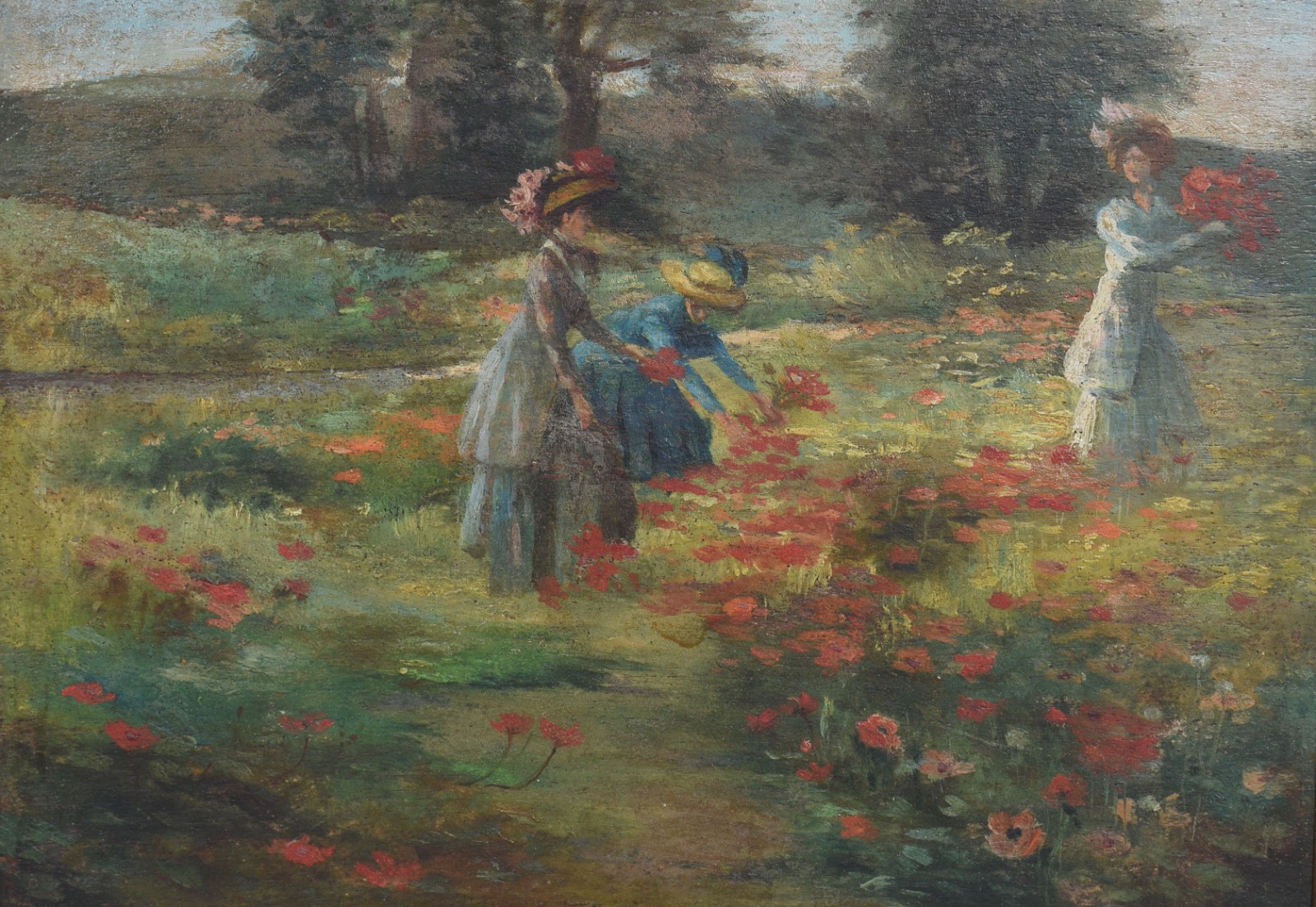 Óleo sobre madeira - datado 1912. - foto 1 de 4