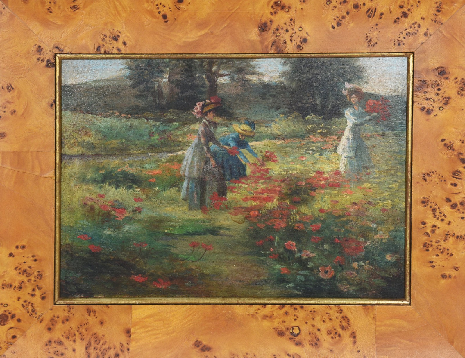 Óleo sobre madeira - datado 1912. - foto 2 de 4