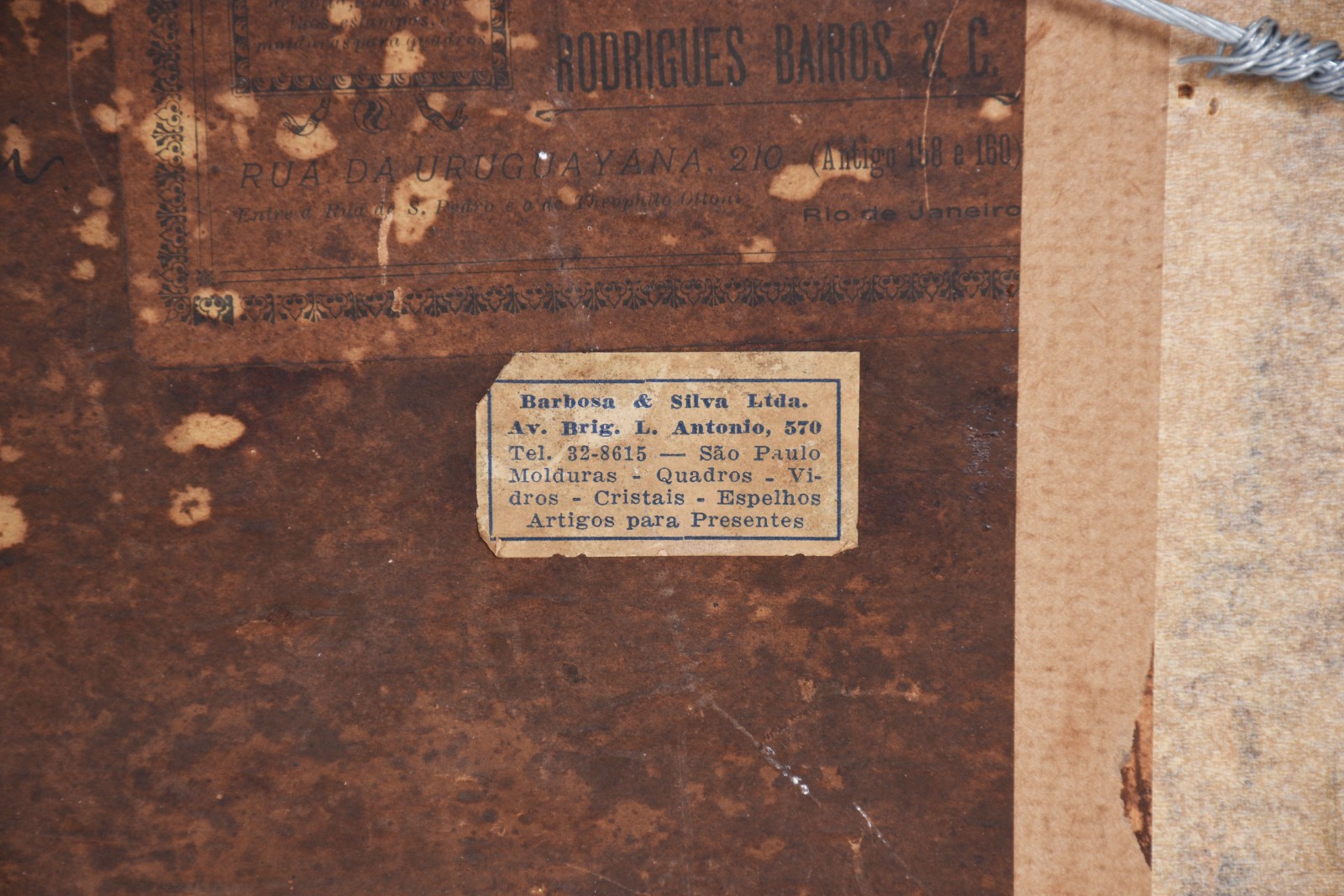 Óleo sobre madeira - datado 1912. - foto 4 de 4