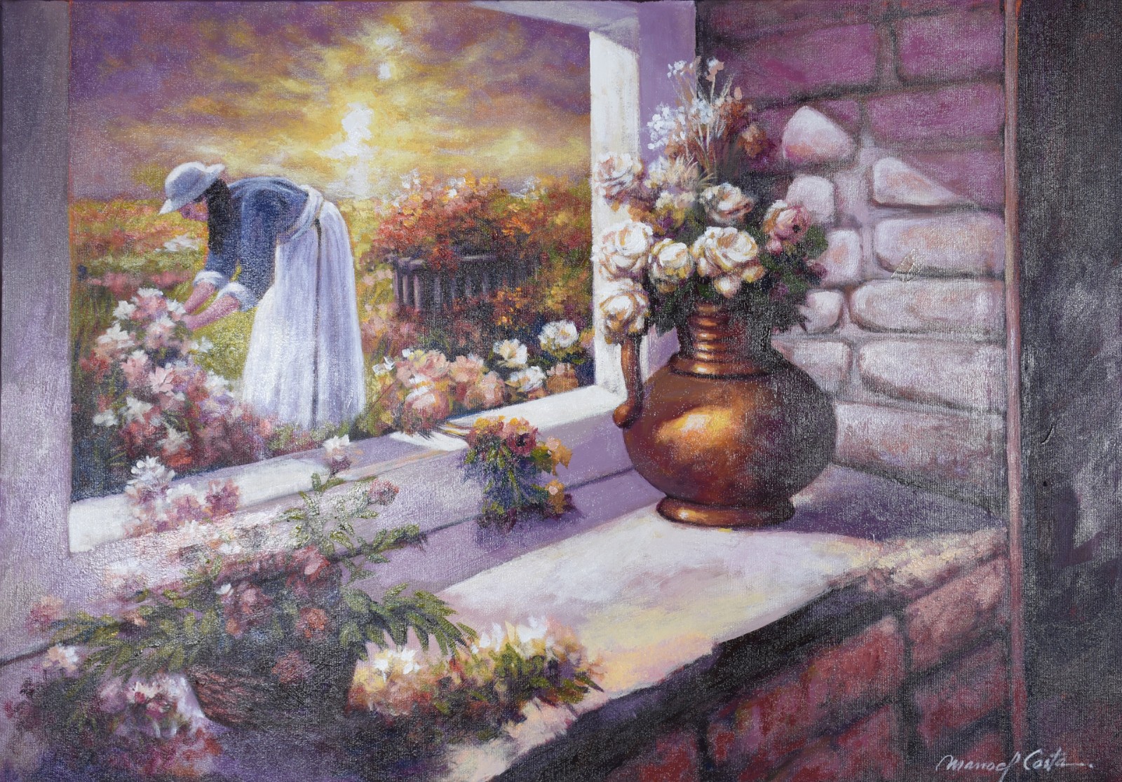 Manoel Costa (1943), Janela Aberta Para o Campo de Flores - foto 1 de 4