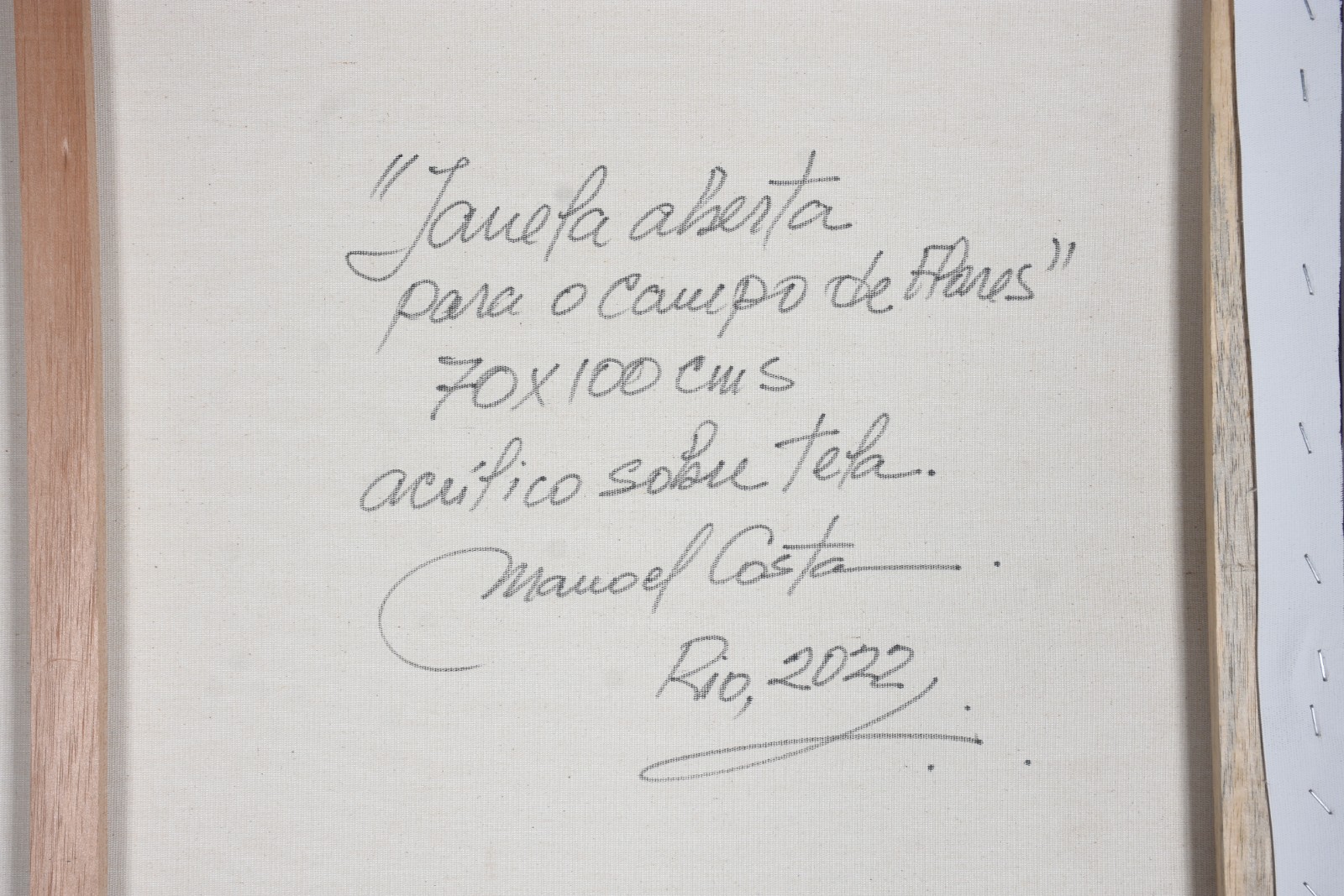 Manoel Costa (1943), Janela Aberta Para o Campo de Flores - foto 4 de 4