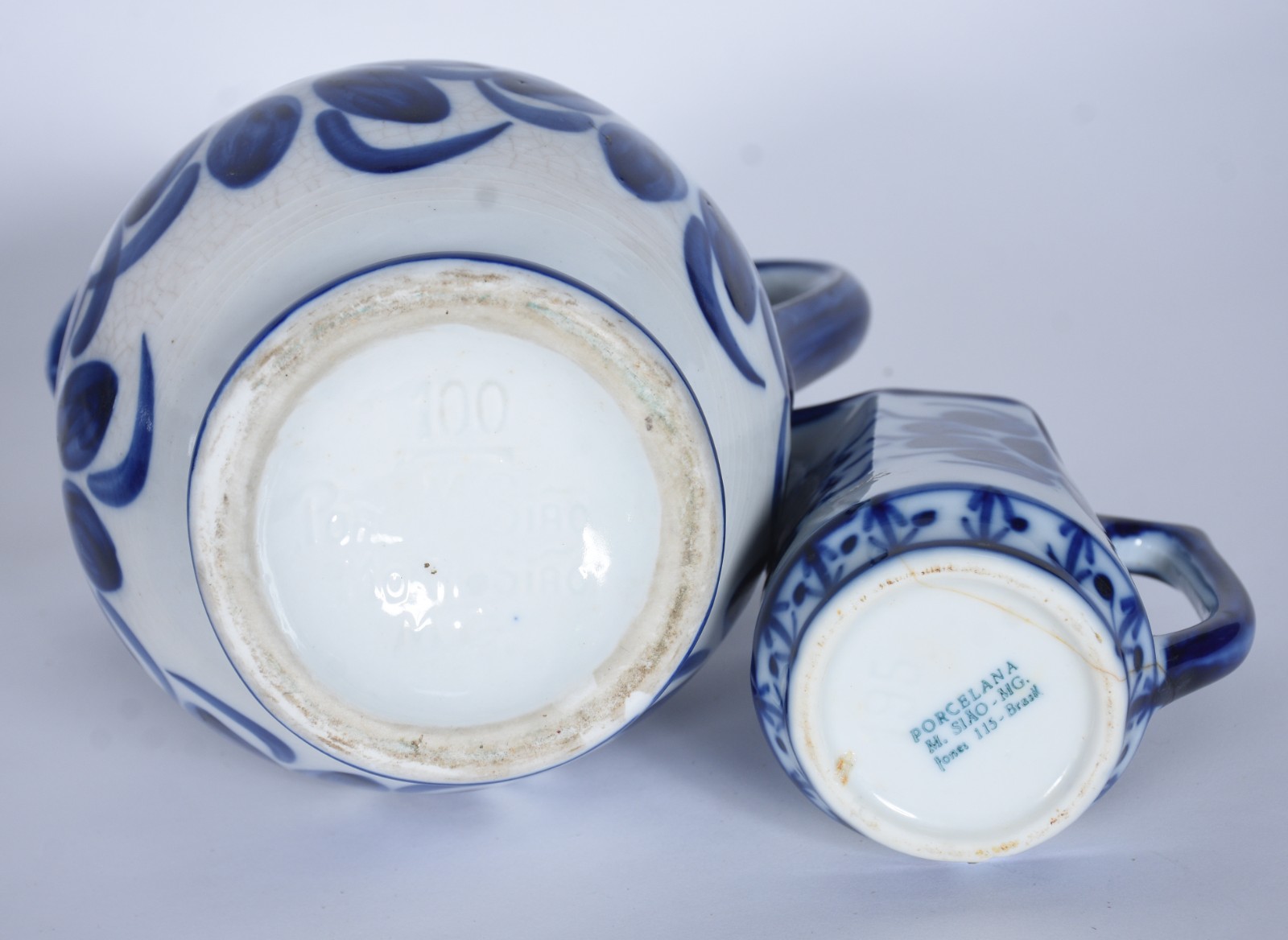 Serviço de porcelana Monte Sião azul e branca composto de: 4 bowls... - foto 7 de 11