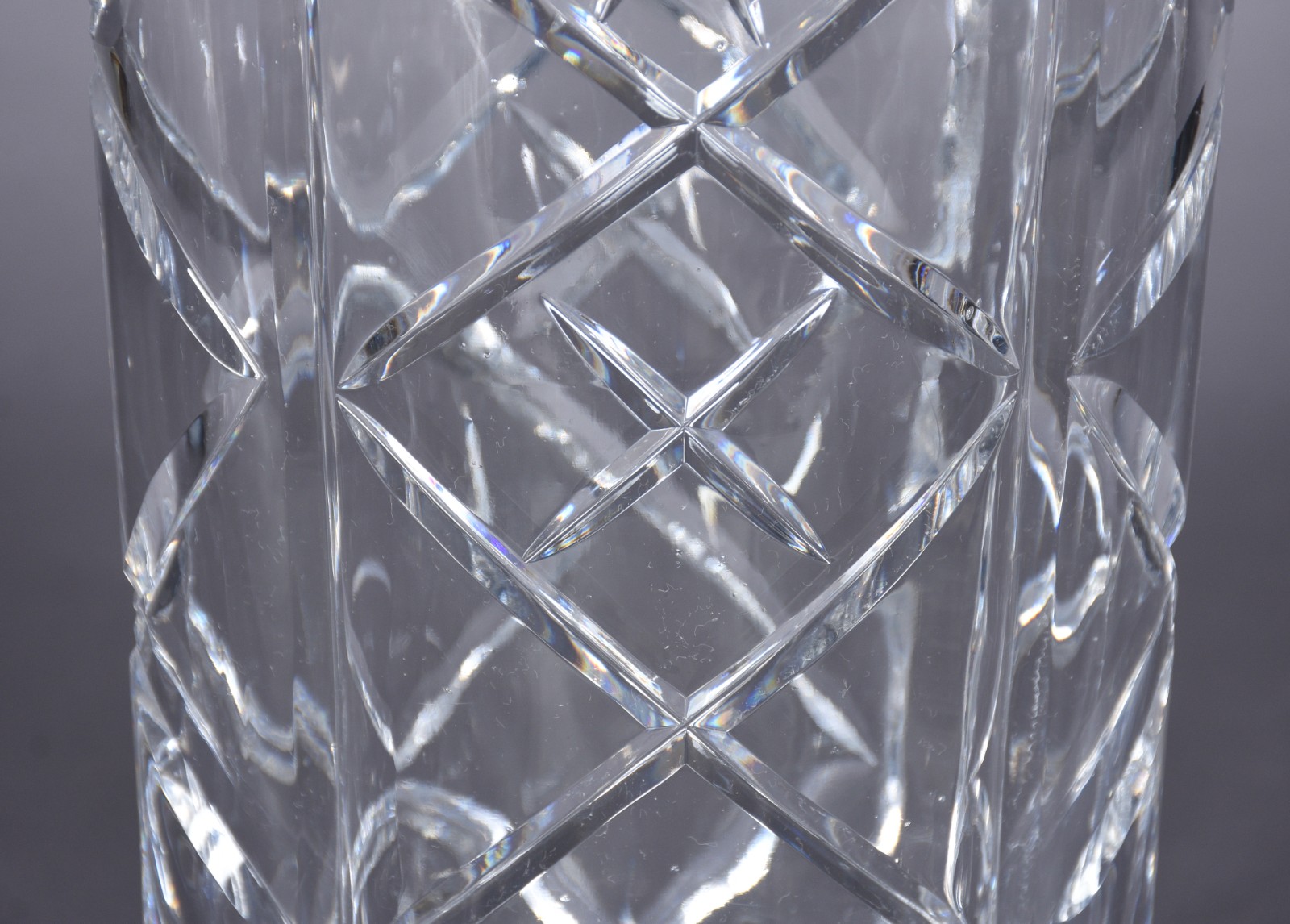 Vaso de cristal tcheco lapidado. - foto 7 de 7