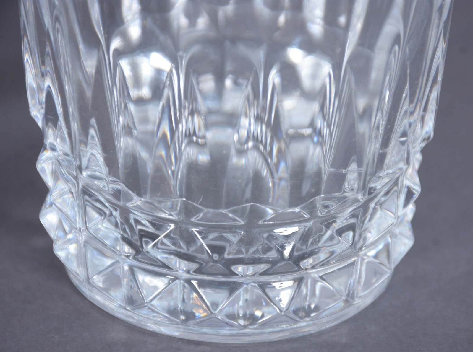 Nove copos para Whisky em demi cristal lapidado. - foto 5 de 6