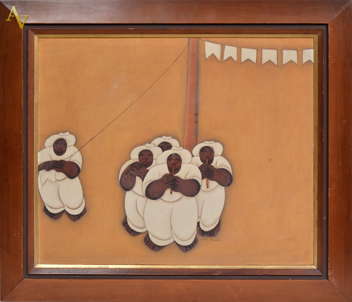 JOSÉ SABOIA - Pau de sebo - ost - 46 x 55 cm.