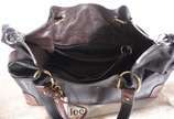 CHLOE,  - Bolsa feminina de couro com metais dourados.