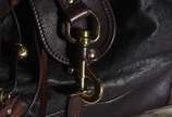 CHLOE,  - Bolsa feminina de couro com metais dourados.