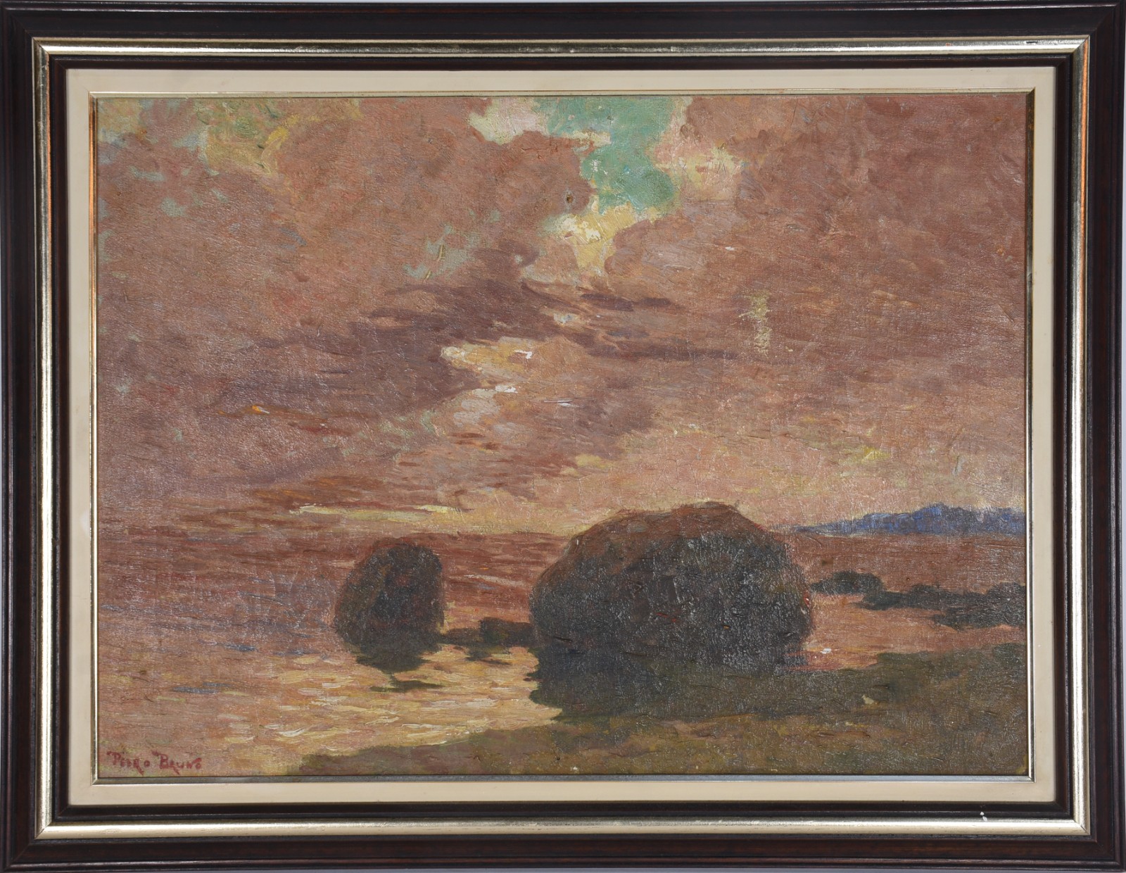 Pedro Bruno (1888-1949), Tarde De Fogo Na Ilha de Paquetá - foto 2 de 6