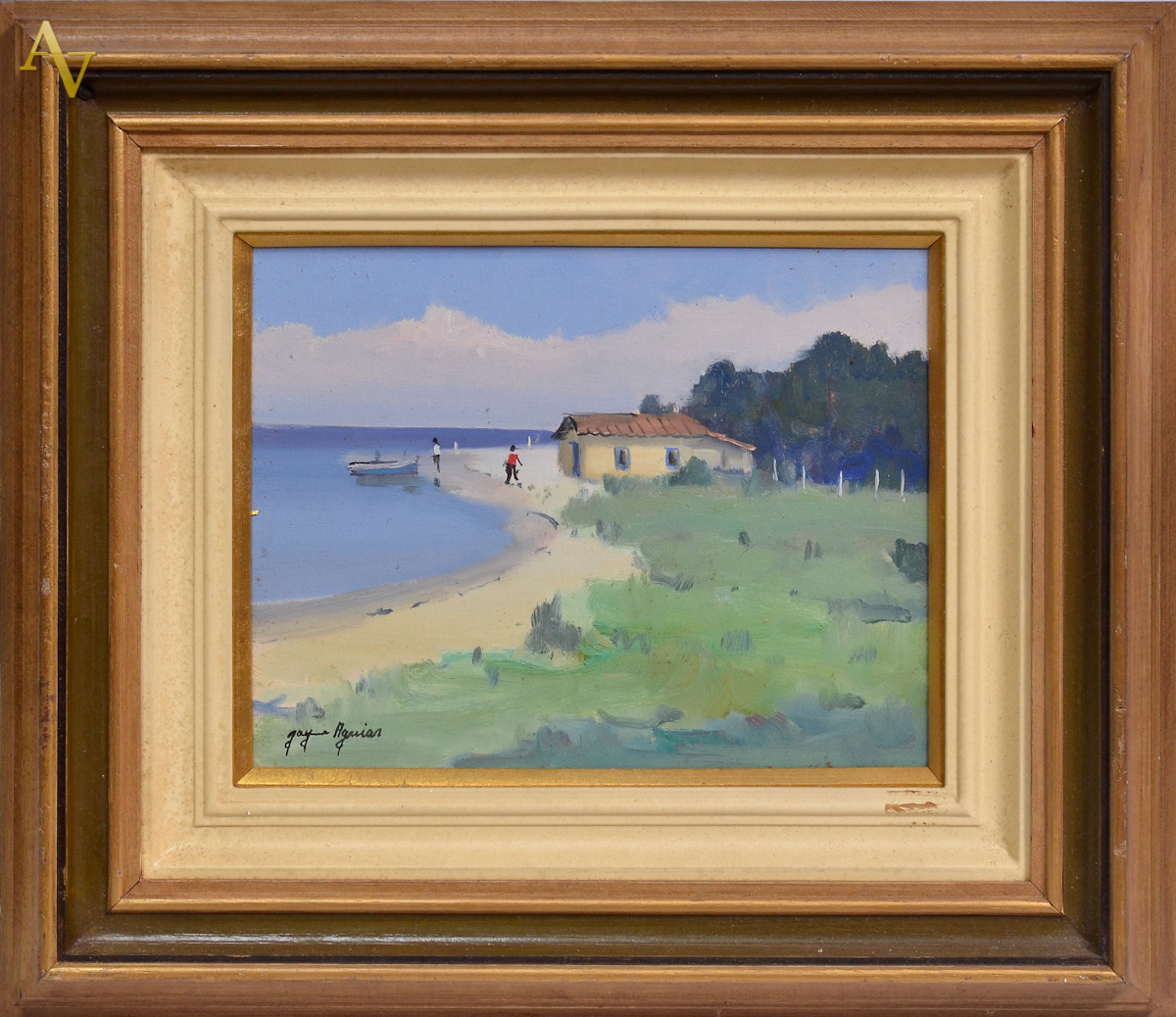 JAIME AGUIAR -Paisagem - ose - 27 x 35.