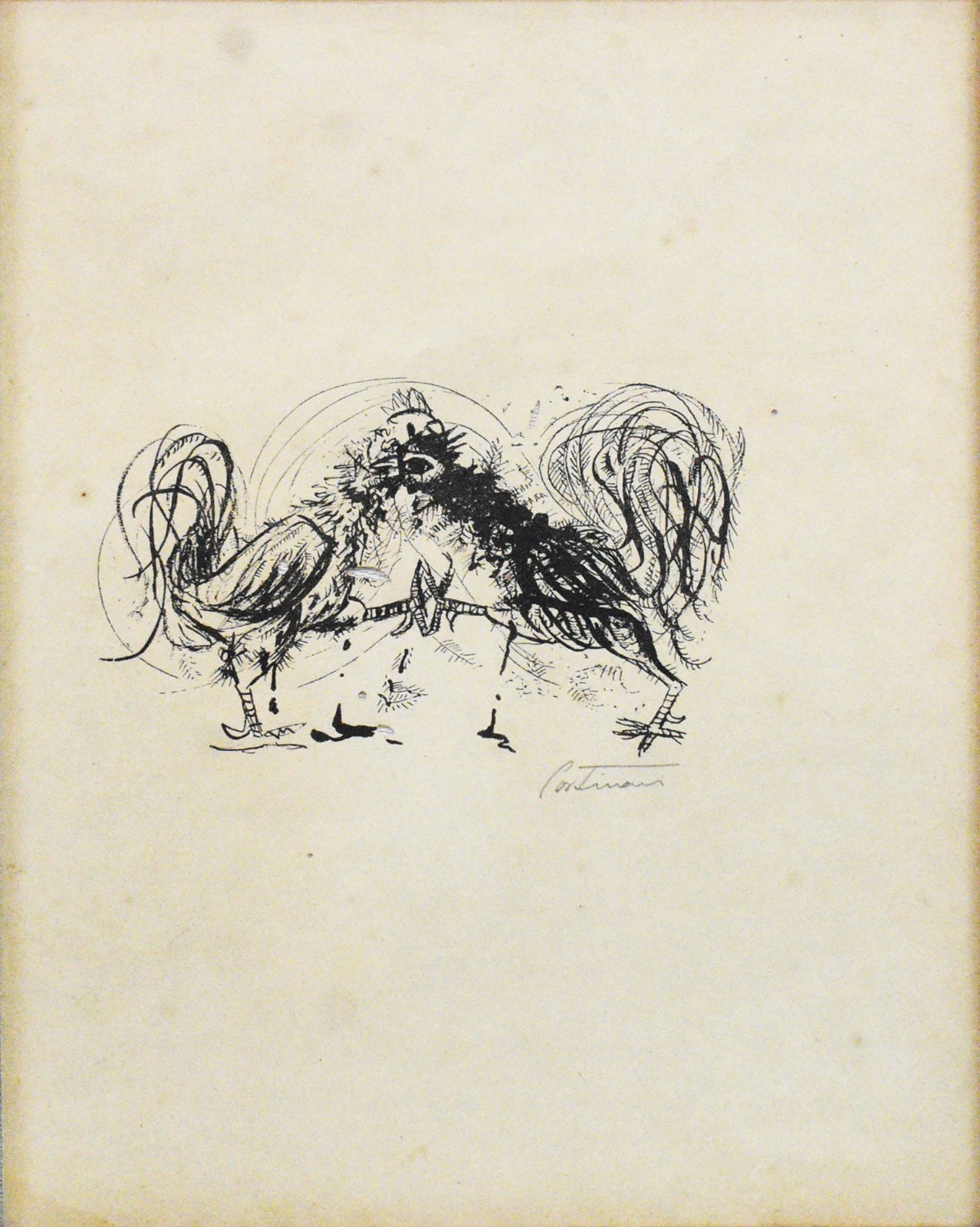 Cândido Portinari (1903-1962), Briga de Galos - foto 1 de 5