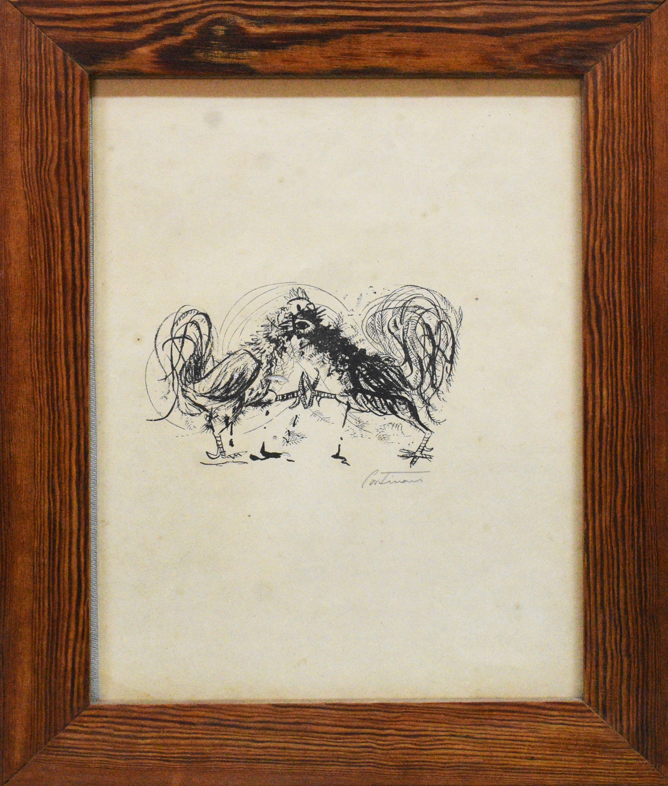 Cândido Portinari (1903-1962), Briga de Galos - foto 2 de 5
